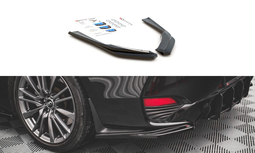 REAR SIDE SPLITTERS INFINITI Q60 S MK2