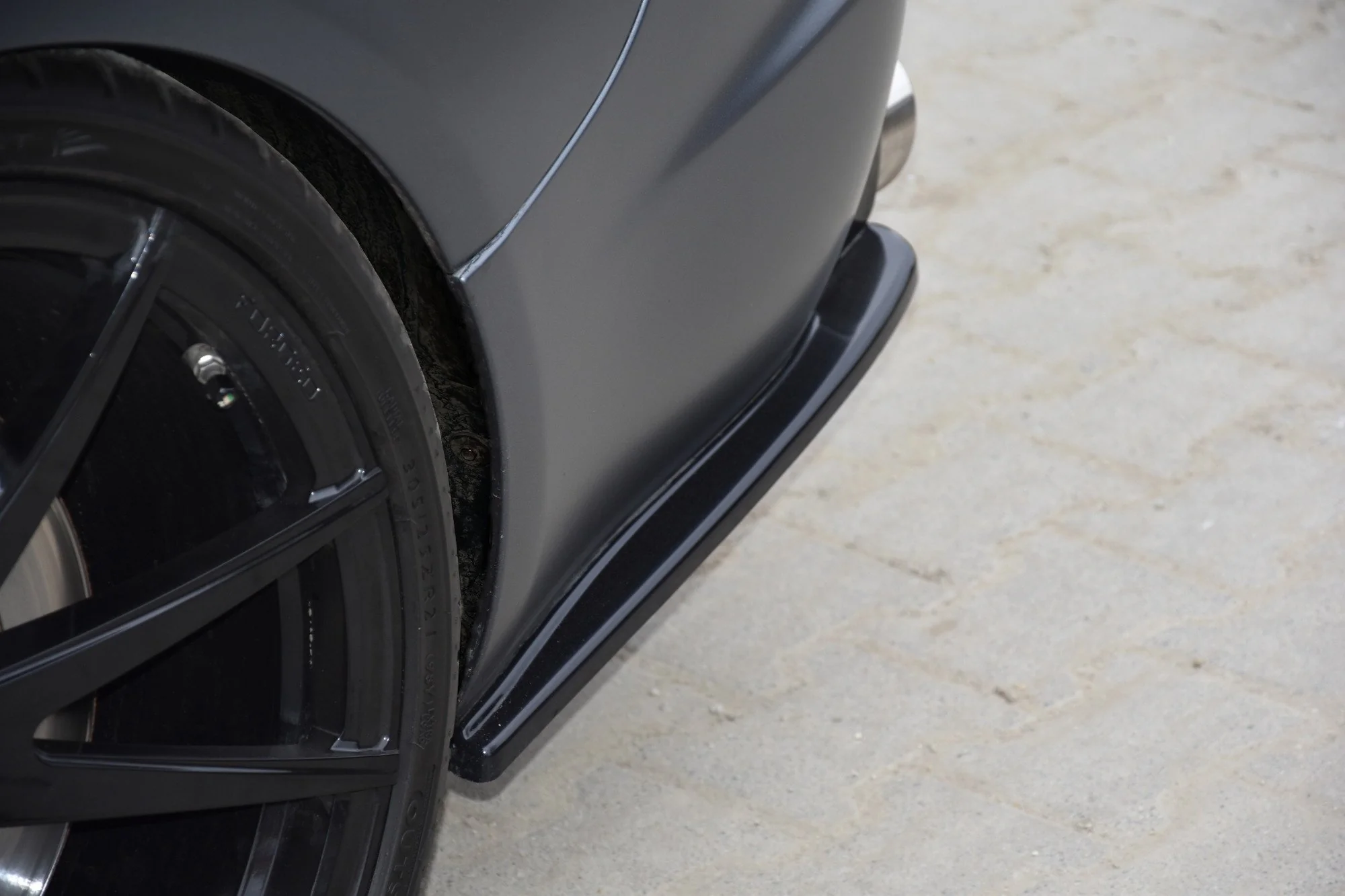 REAR SIDE SPLITTERS JAGUAR XF- R - Image 3