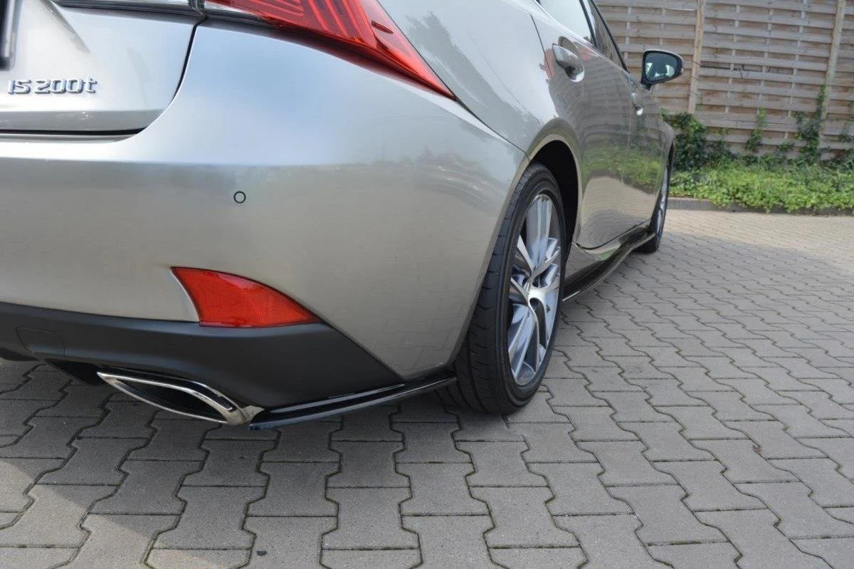 REAR SIDE SPLITTERS LEXUS IS MK3 FACELIFT T - Image 2