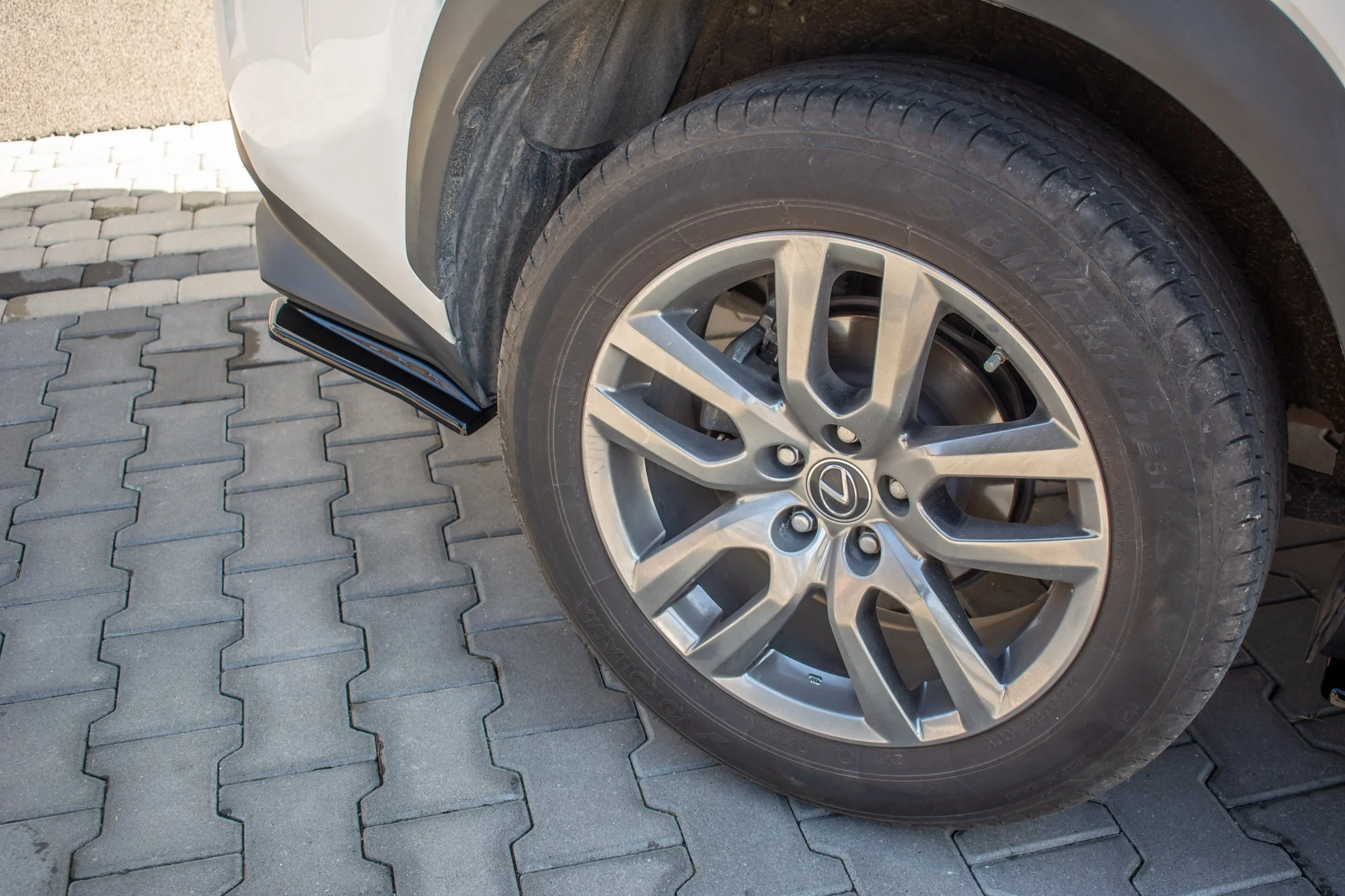 REAR SIDE SPLITTERS LEXUS NX FACELIFT(HYBRID) - Image 3