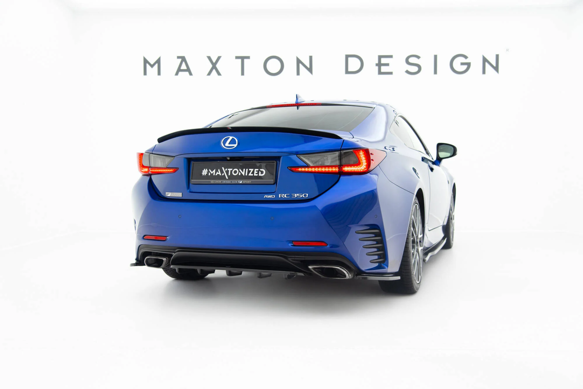 REAR SIDE SPLITTERS LEXUS RC - Image 2