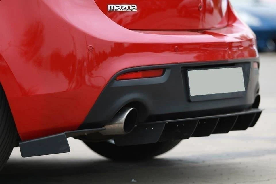 RACING REAR SIDE SPLITTERS MAZDA 3 MK2 MPS - Image 3