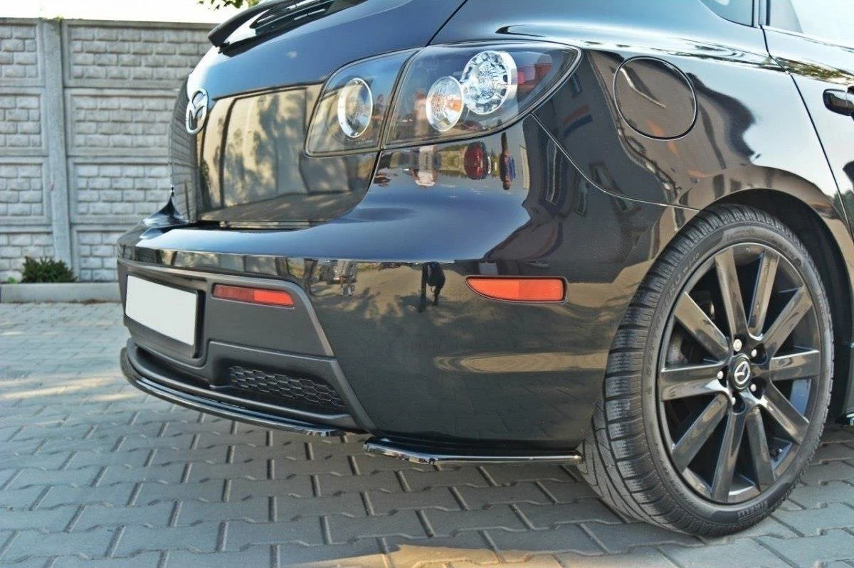 REAR SIDE SPLITTERS MAZDA 3 MPS MK1 (PREFACE) - Image 2
