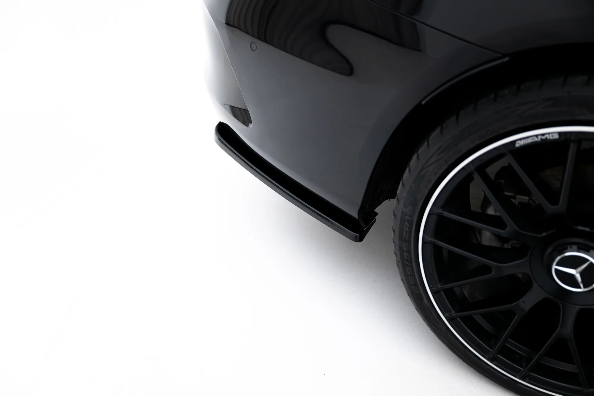 REAR SIDE SPLITTERS MERCEDES- BENZ C-CLASS W205 COUPE AMG-LINE - Image 3