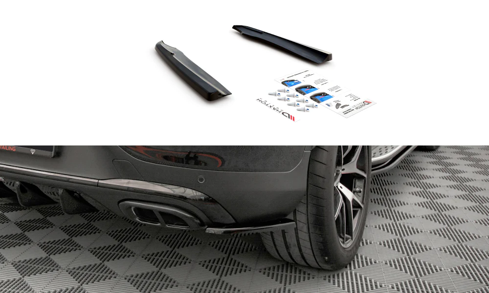 REAR SIDE SPLITTERS MERCEDES-BENZ GLC COUPE AMG-LINE C253 FACELIFT