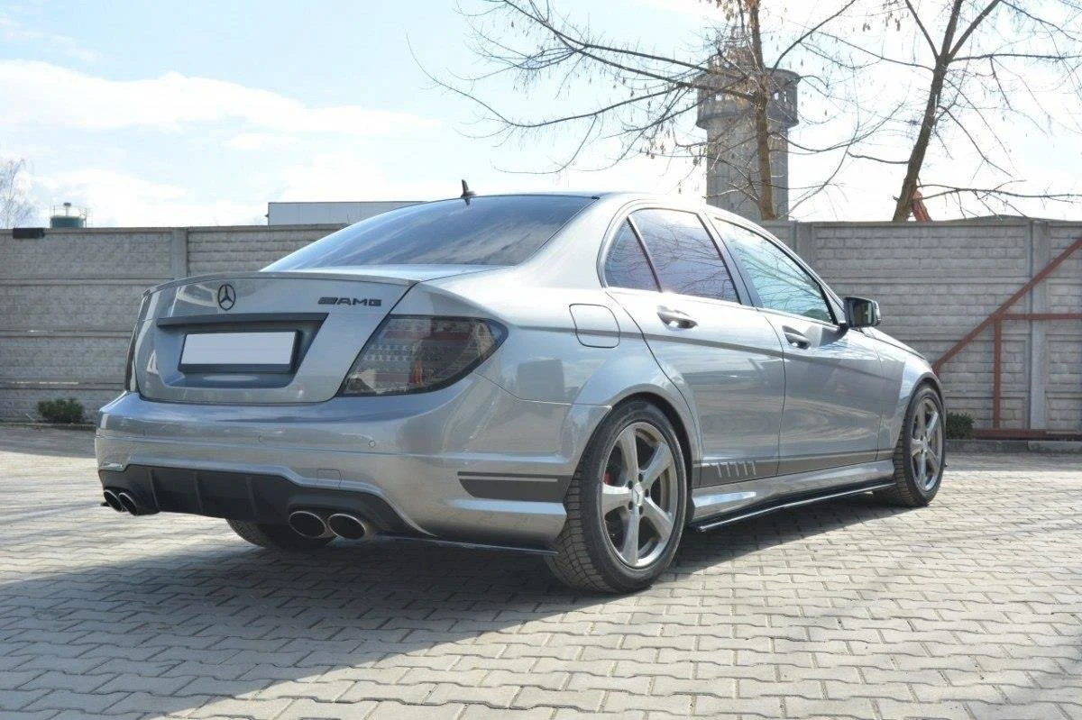 REAR SIDE SPLITTERS MERCEDES C W204 63AMG/AMG-LINE - Image 4