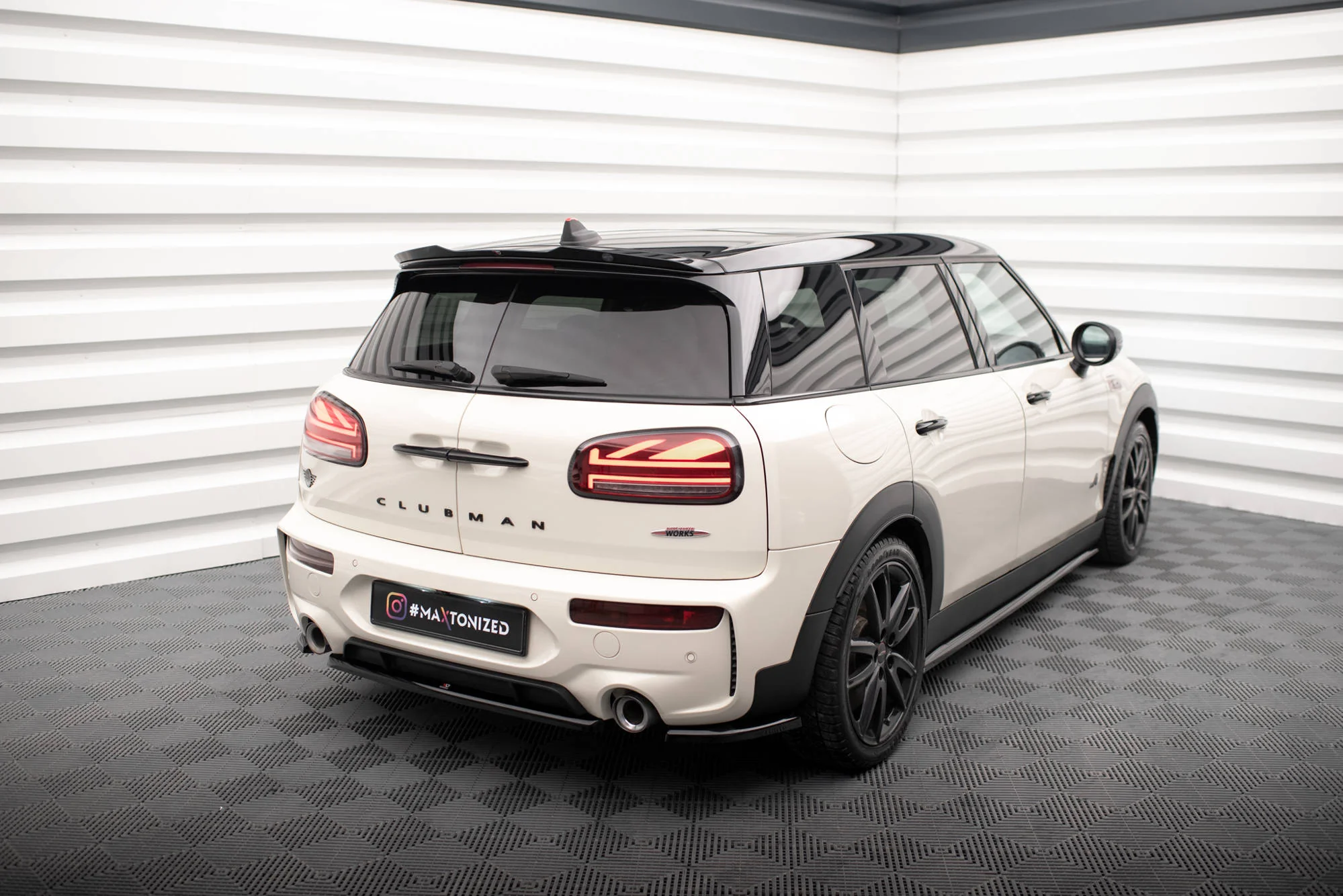 REAR SIDE SPLITTERS MINI COOPER CLUBMAN JOHN COOPER WORKS F54 FACELIFT