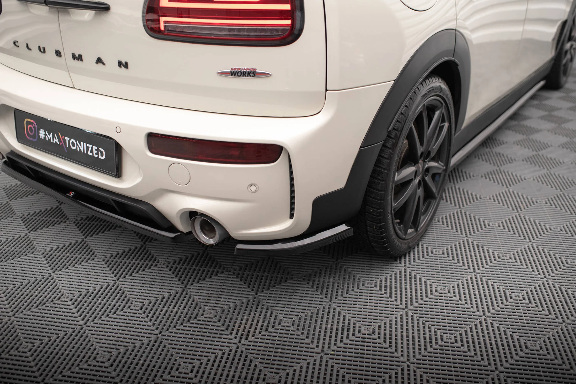 REAR SIDE SPLITTERS MINI COOPER CLUBMAN JOHN COOPER WORKS F54 FACELIFT - Image 3