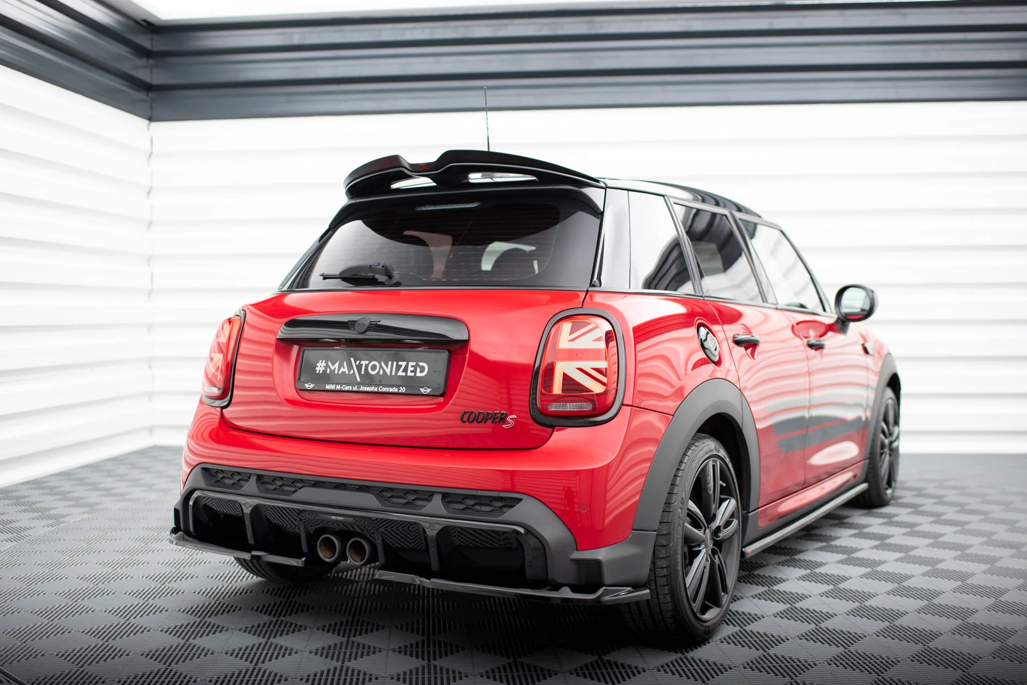 REAR SIDE SPLITTERS MINI COOPER S JOHN COOPER WORKS (5 door) F55 FACELIFT - Image 4