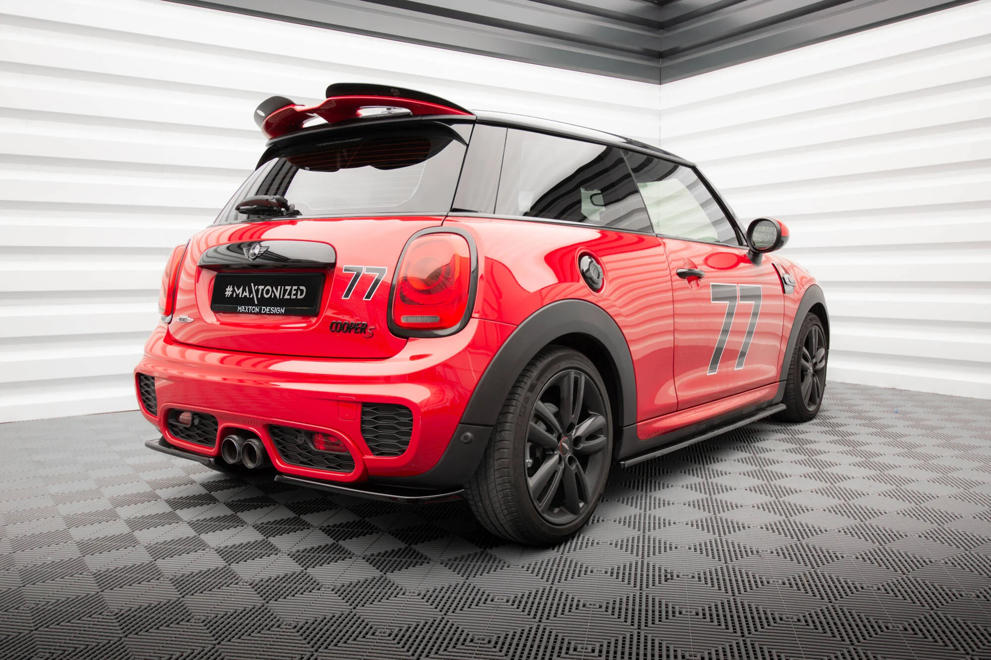 Rear Side Splitters Mini Cooper S John Copper Works F56 - Image 2