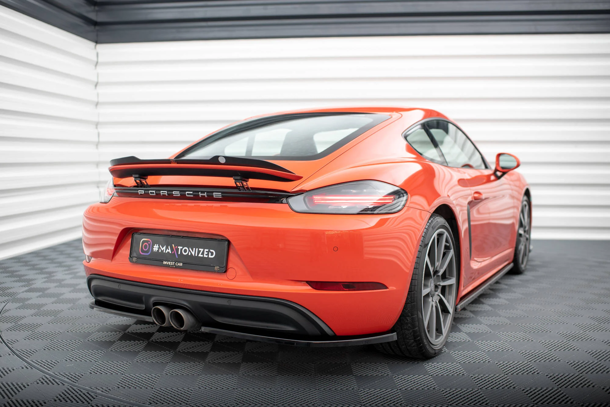 REAR SIDE SPLITTERS PORSCHE 718 CAYMAN 982C - Image 2