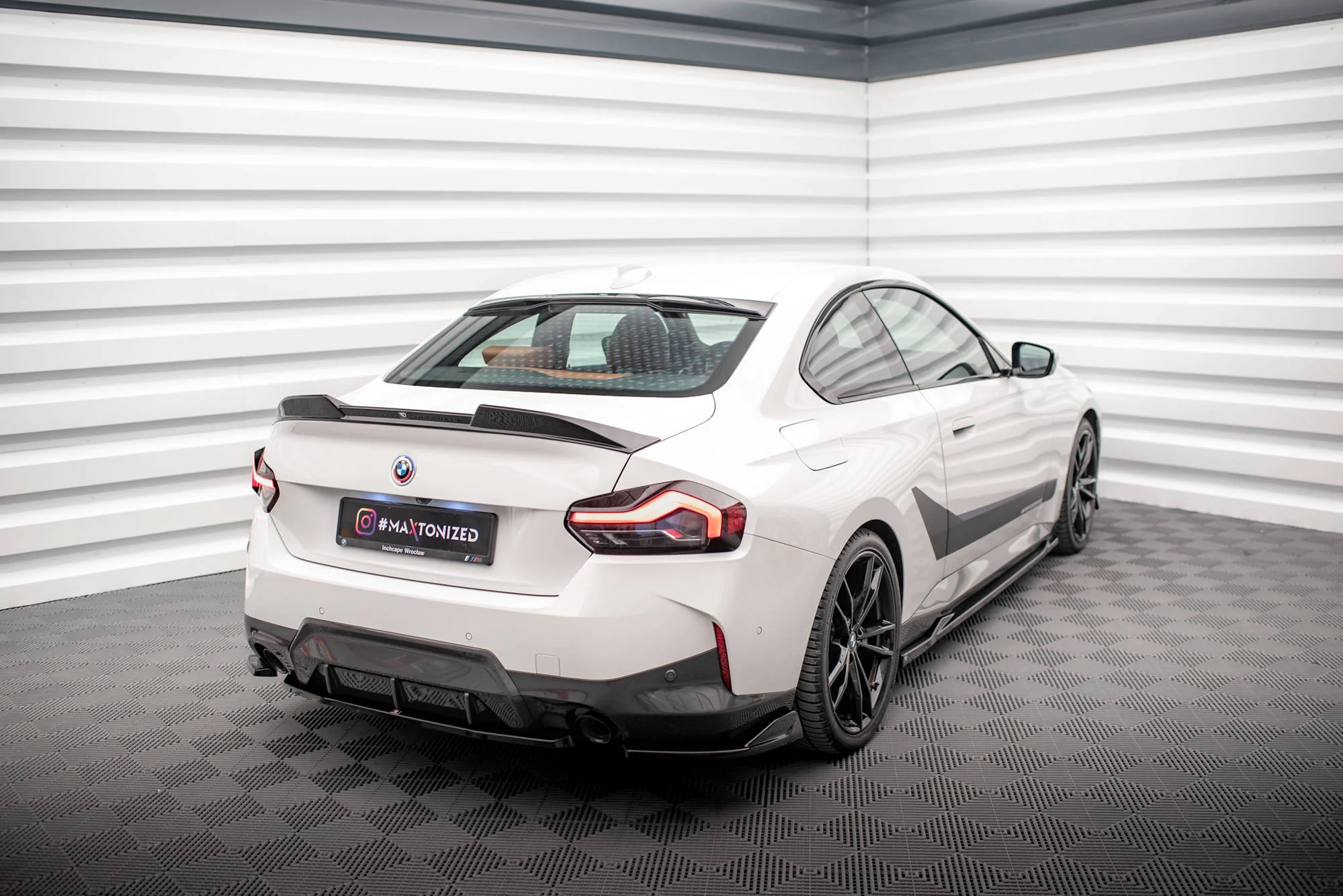 REAR SIDE SPLITTERS V.1 BMW 2 COUPE M-PACK G42 - Image 2