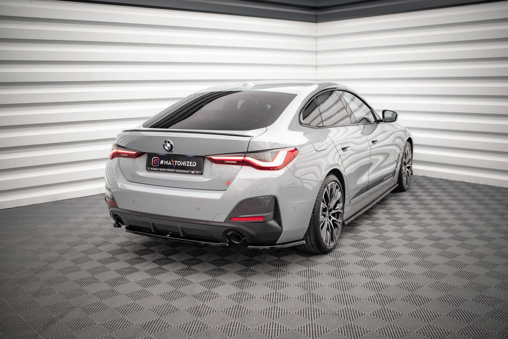 REAR SIDE SPLITTERS V.1 BMW 4 GRAN COUPE M-PACK G26 - Image 4