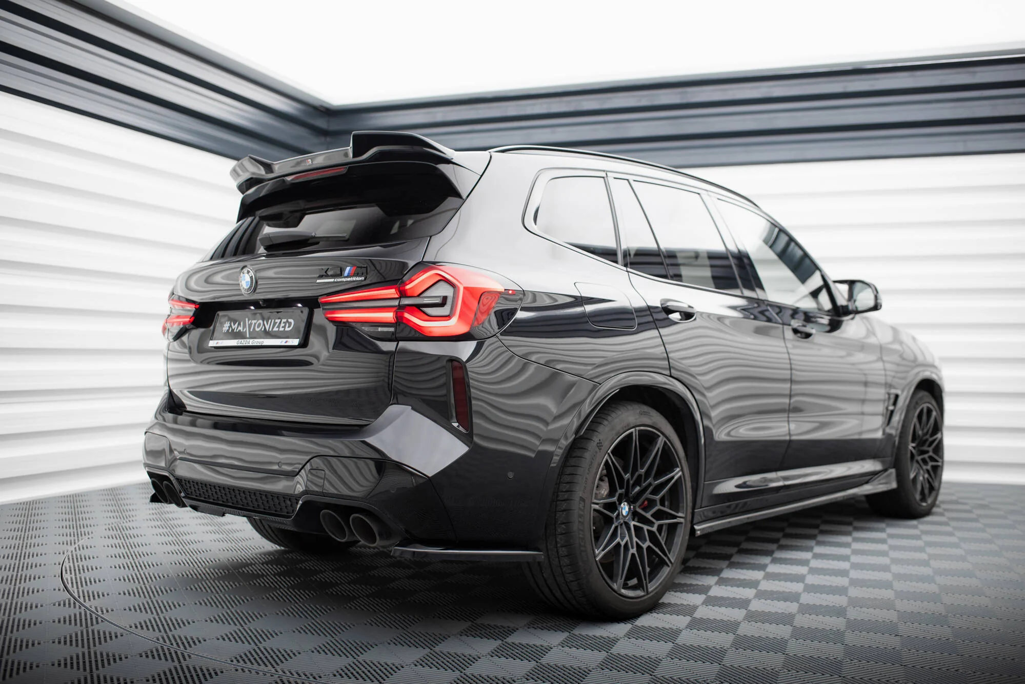 REAR SIDE SPLITTERS V.1 BMW X3 M F97 FACELIFT - Image 2