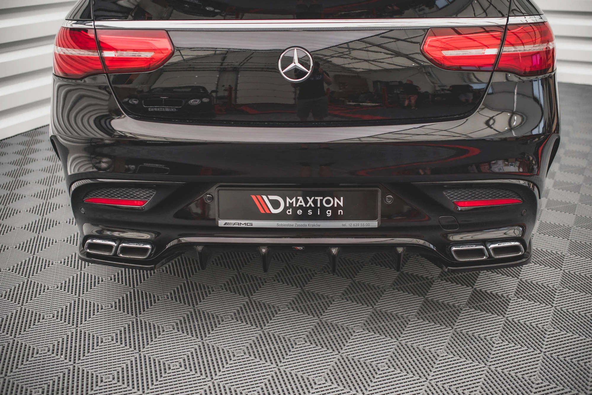 REAR SIDE SPLITTERS V.1 MERCEDES-BENZ GLE COUPE 63AMG C292 - Image 4