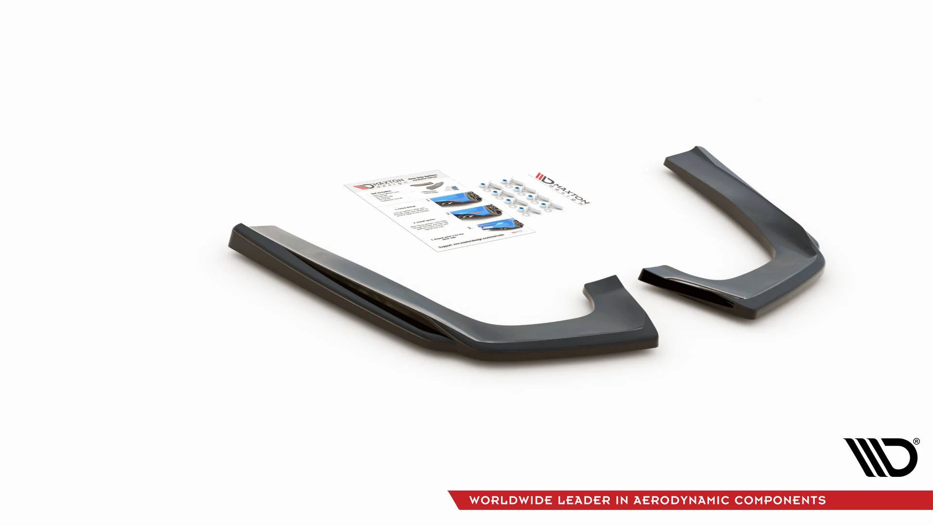 REAR SIDE SPLITTERS V.1 MERCEDES-BENZ GLE COUPE 63AMG C292 - Image 5