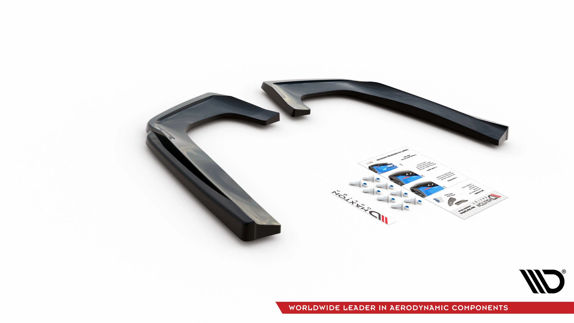 REAR SIDE SPLITTERS V.1 MERCEDES-BENZ GLE COUPE 63AMG C292 - Image 6