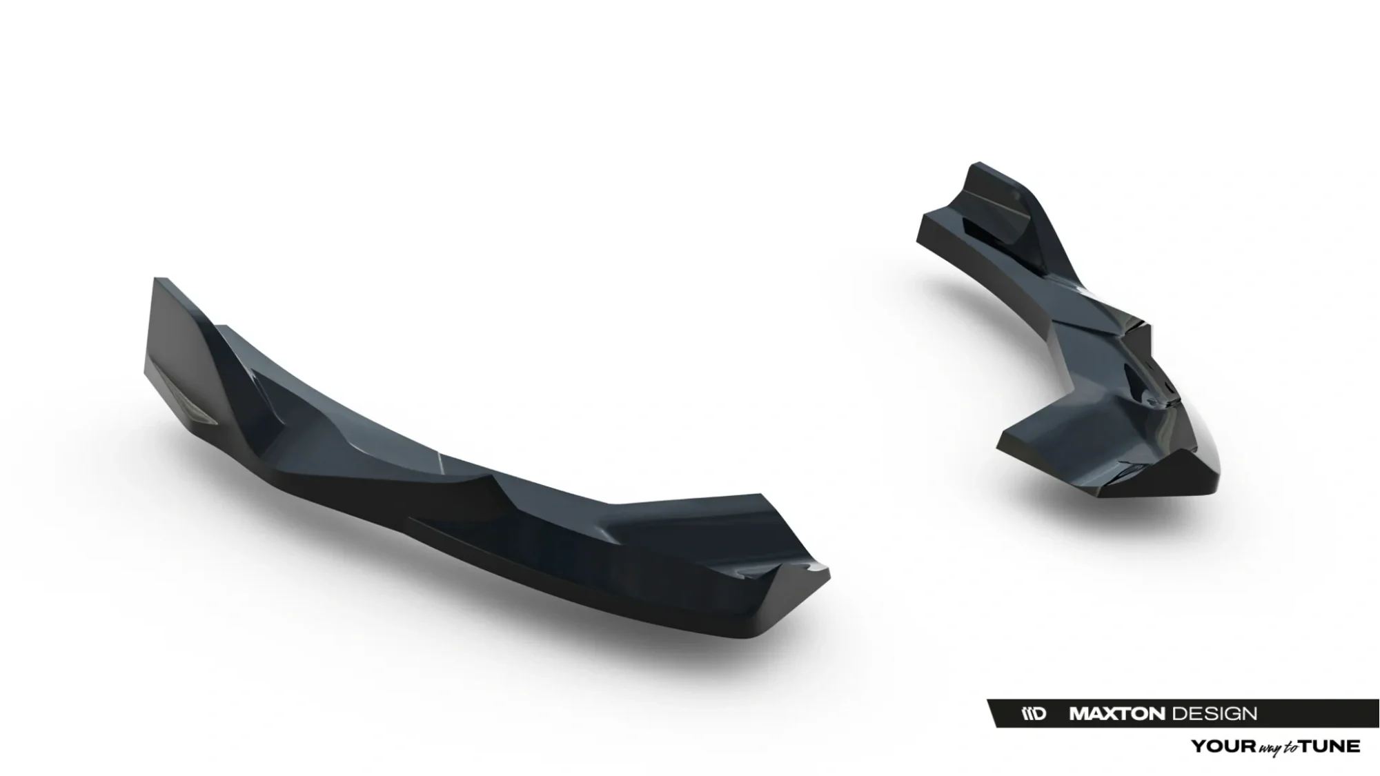 Rear Side Splitters V.2 Audi RS3 Sedan 8Y Facelift (set for valance) - Image 5