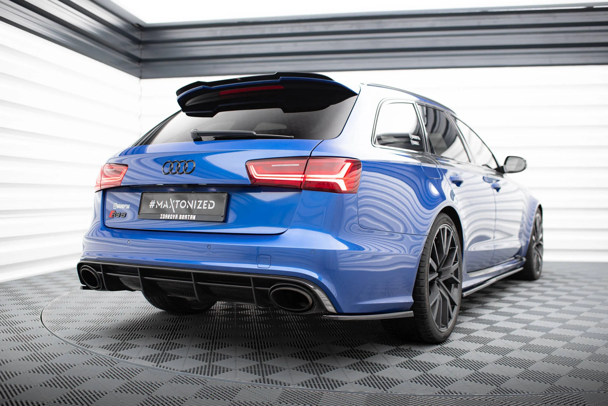 REAR SIDE SPLITTERS V.2 AUDI RS6 C7 - Image 2