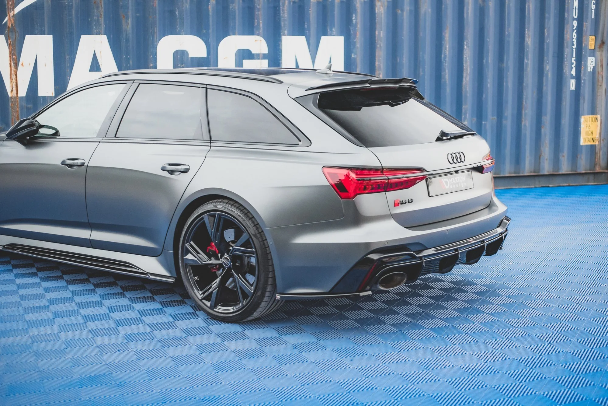 REAR SIDE SPLITTERS V.2 AUDI RS6 C8 / RS7 C8 (set for Maxton Valance) - Image 5