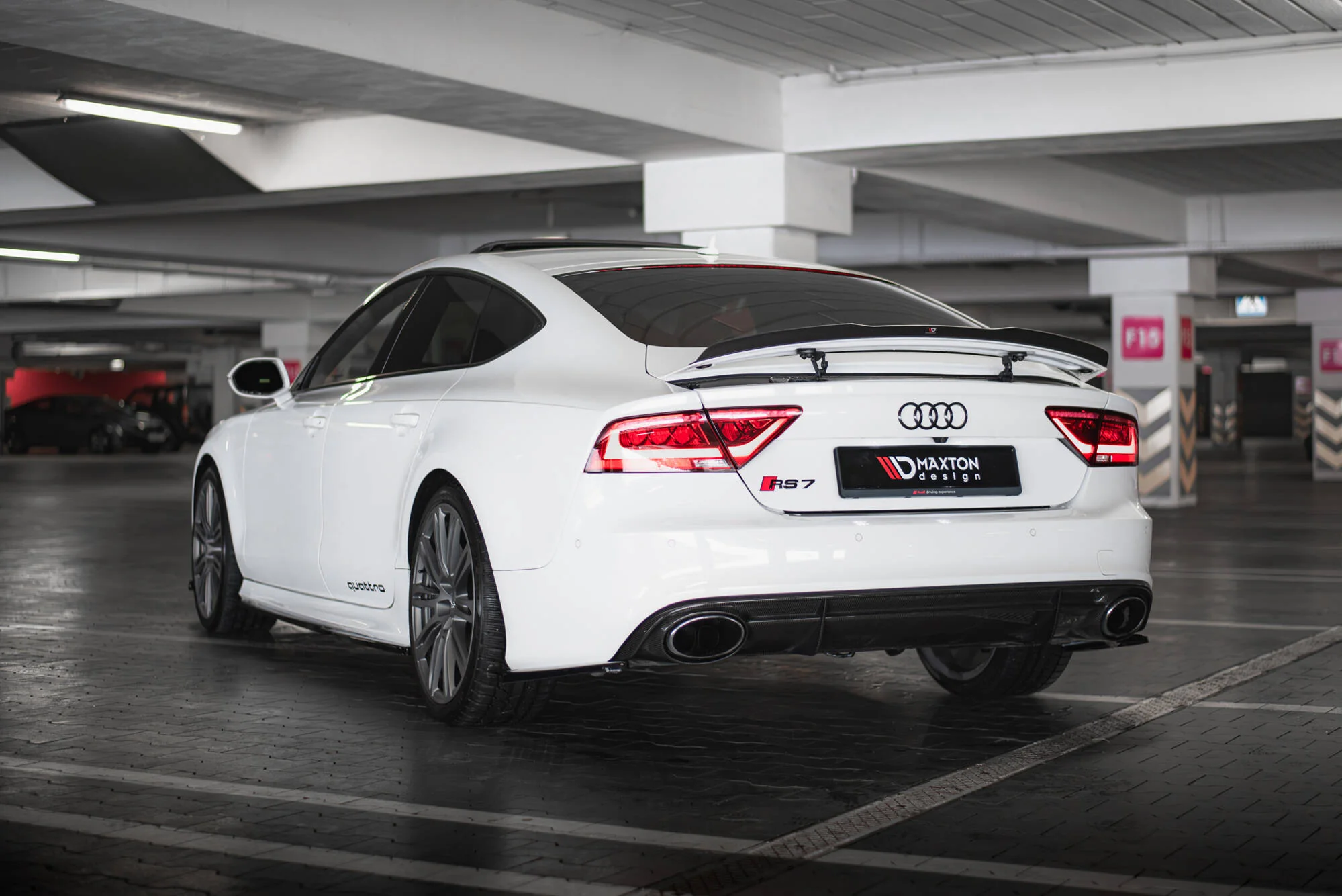 Rear Side Splitters V.2 Audi RS7 C7 - Image 3