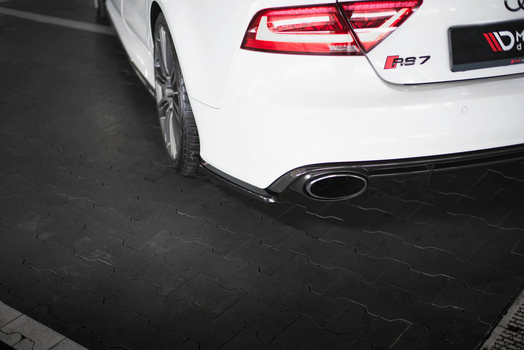 Rear Side Splitters V.2 Audi RS7 C7 - Image 4