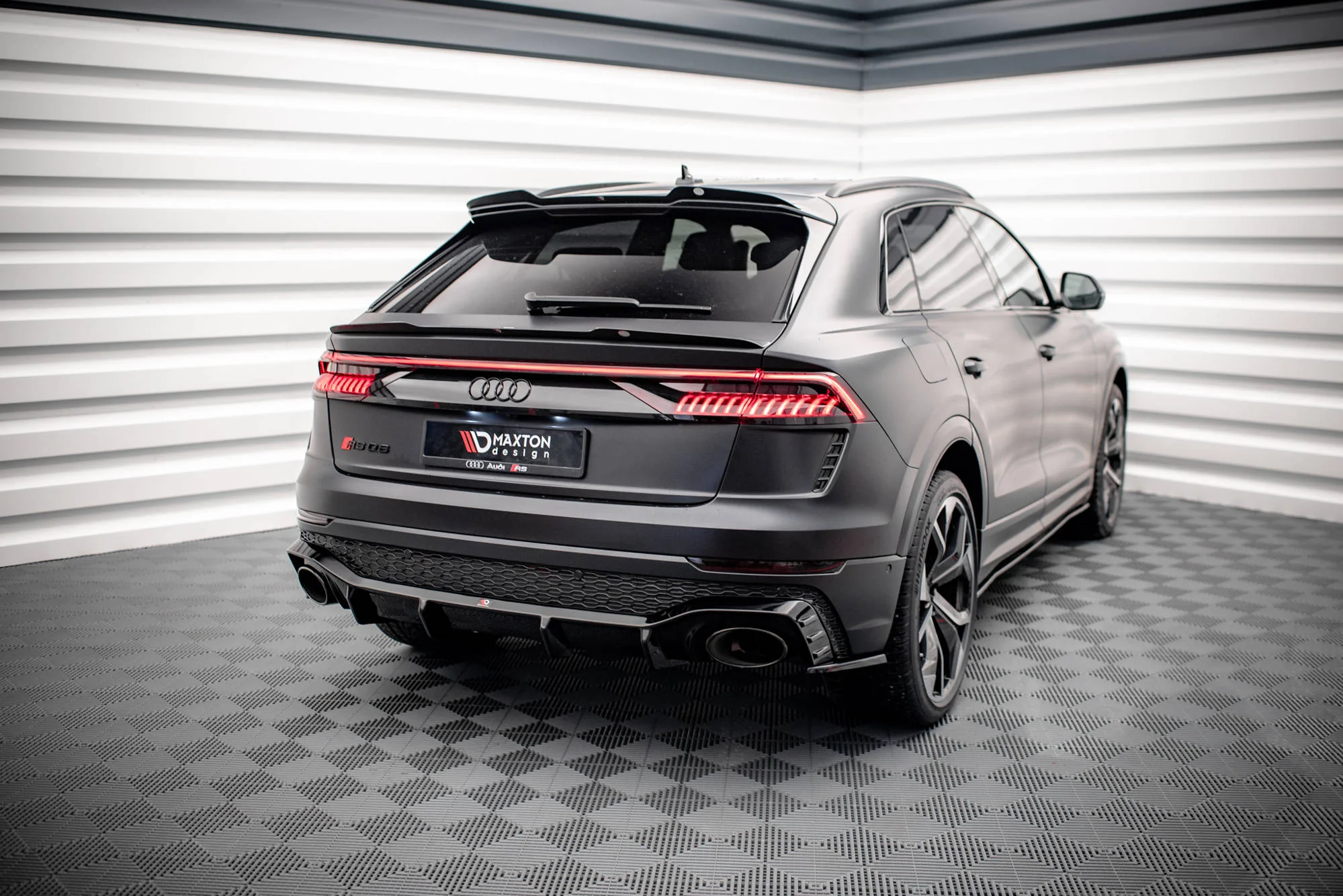REAR SIDE SPLITTERS V.2 AUDI RSQ8 MK1 (set for Maxton valance) - Image 3