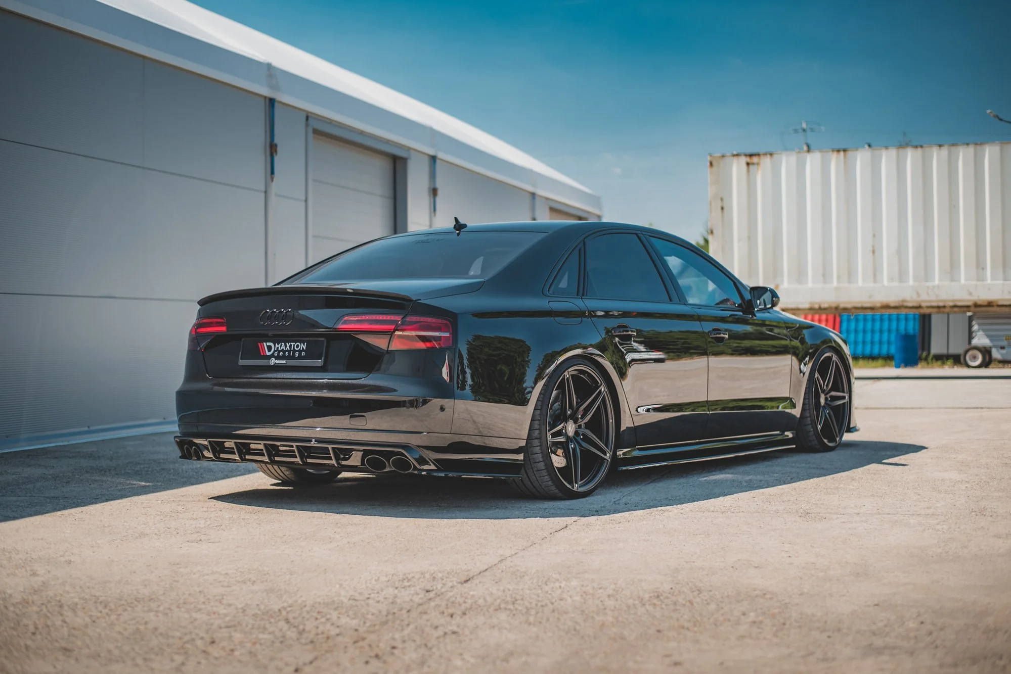 REAR SIDE SPLITTERS V.2 AUDI S8 D4 FACELIFT (set for Maxton valance) - Image 6
