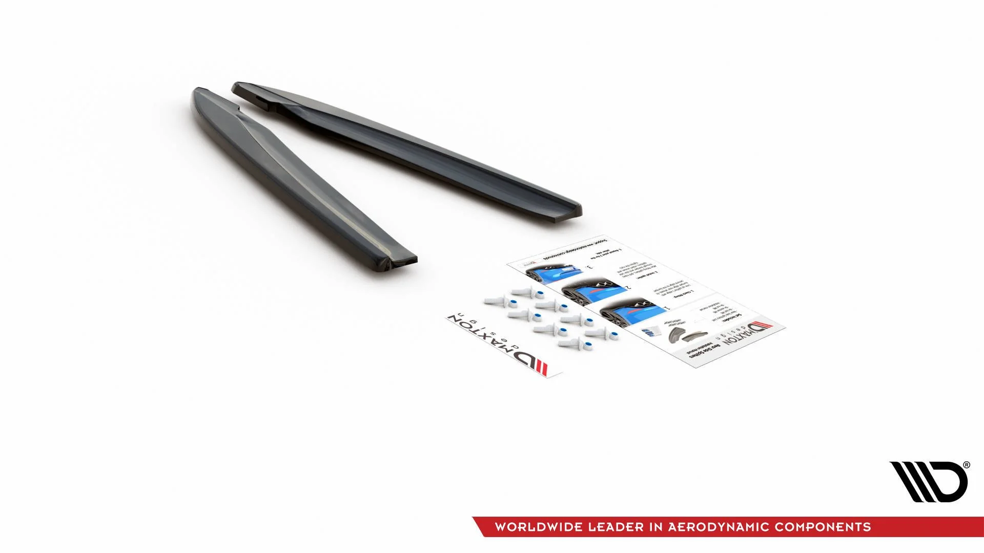 REAR SIDE SPLITTERS V.2 AUDI S8 D4 FACELIFT (set for Maxton valance) - Image 8