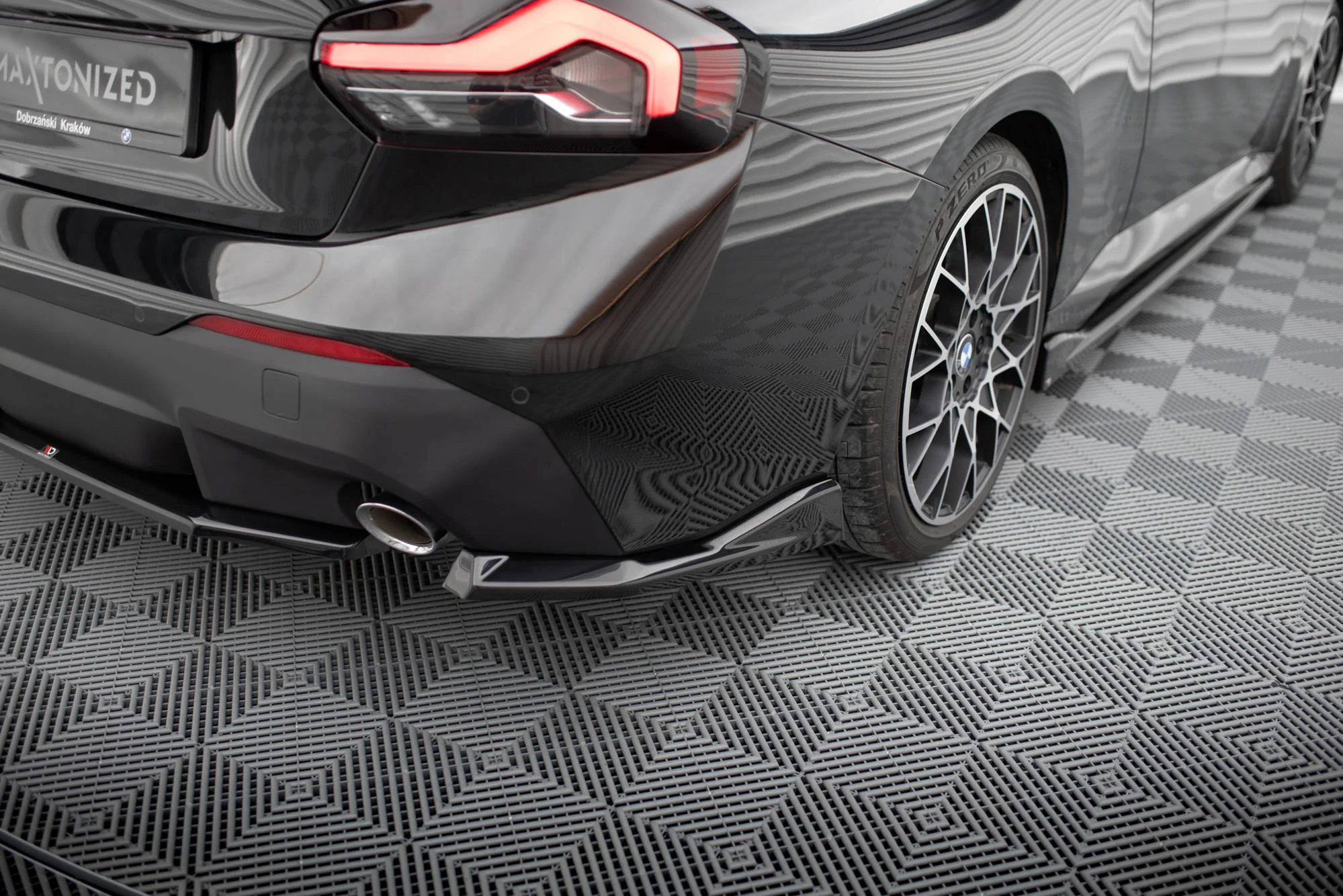 REAR SIDE SPLITTERS V.2 BMW 2 COUPE G42 - Image 3