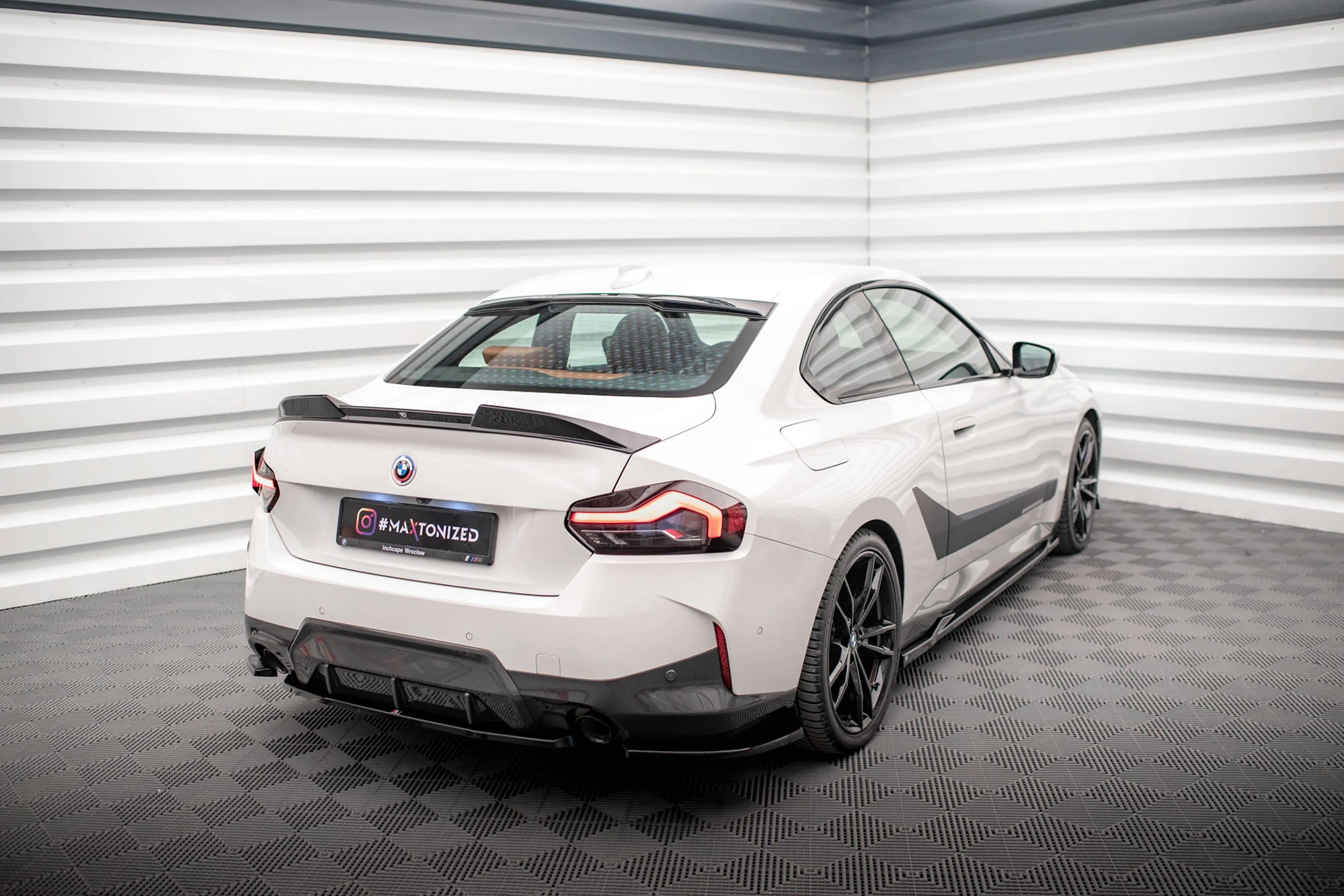 REAR SIDE SPLITTERS V.2 BMW 2 COUPE M-PACK G42 - Image 2