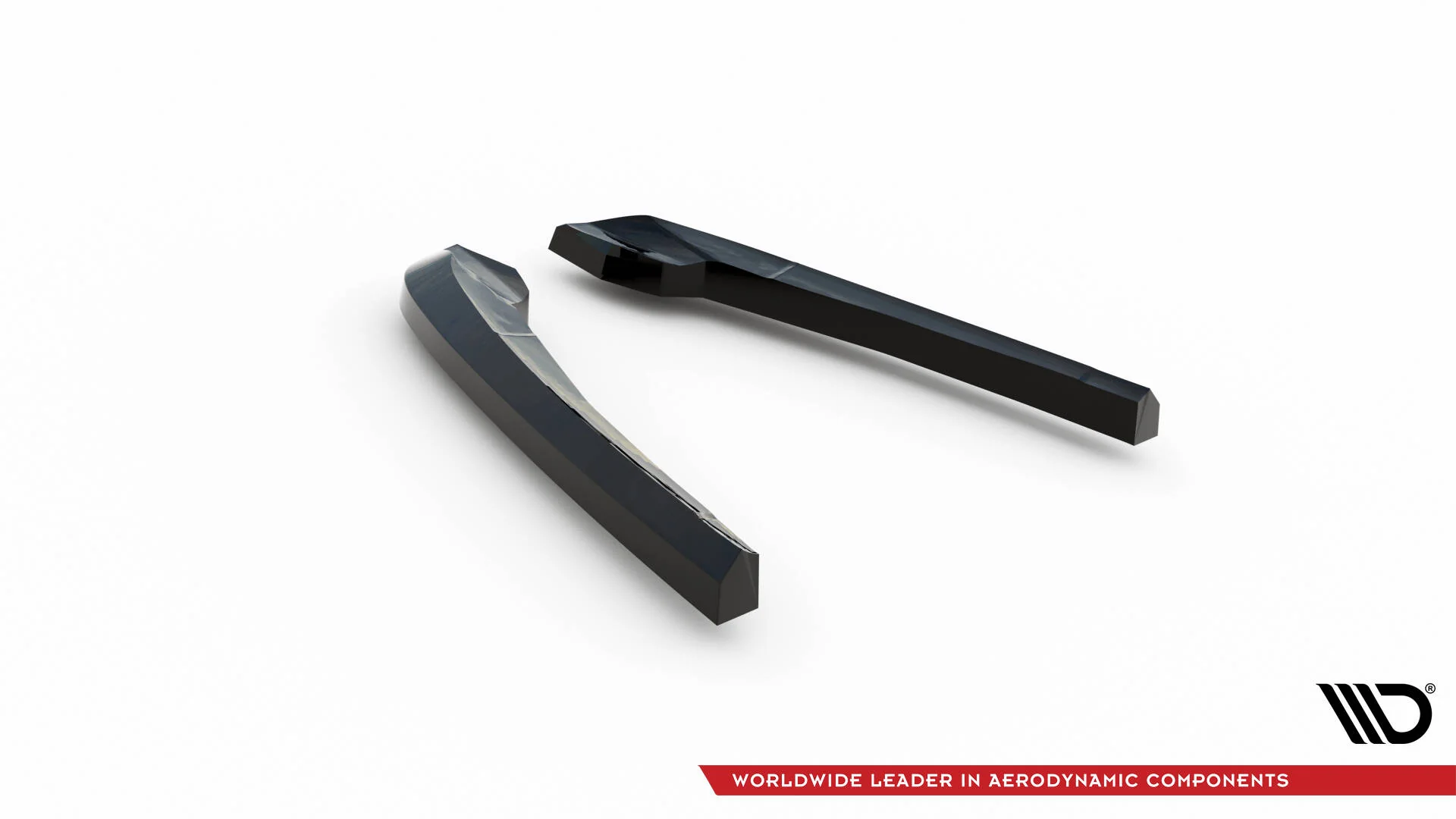 Rear Side Splitters V.2 BMW X3 M F97 / F97 Facelift (set for Maxton valance) - Image 6