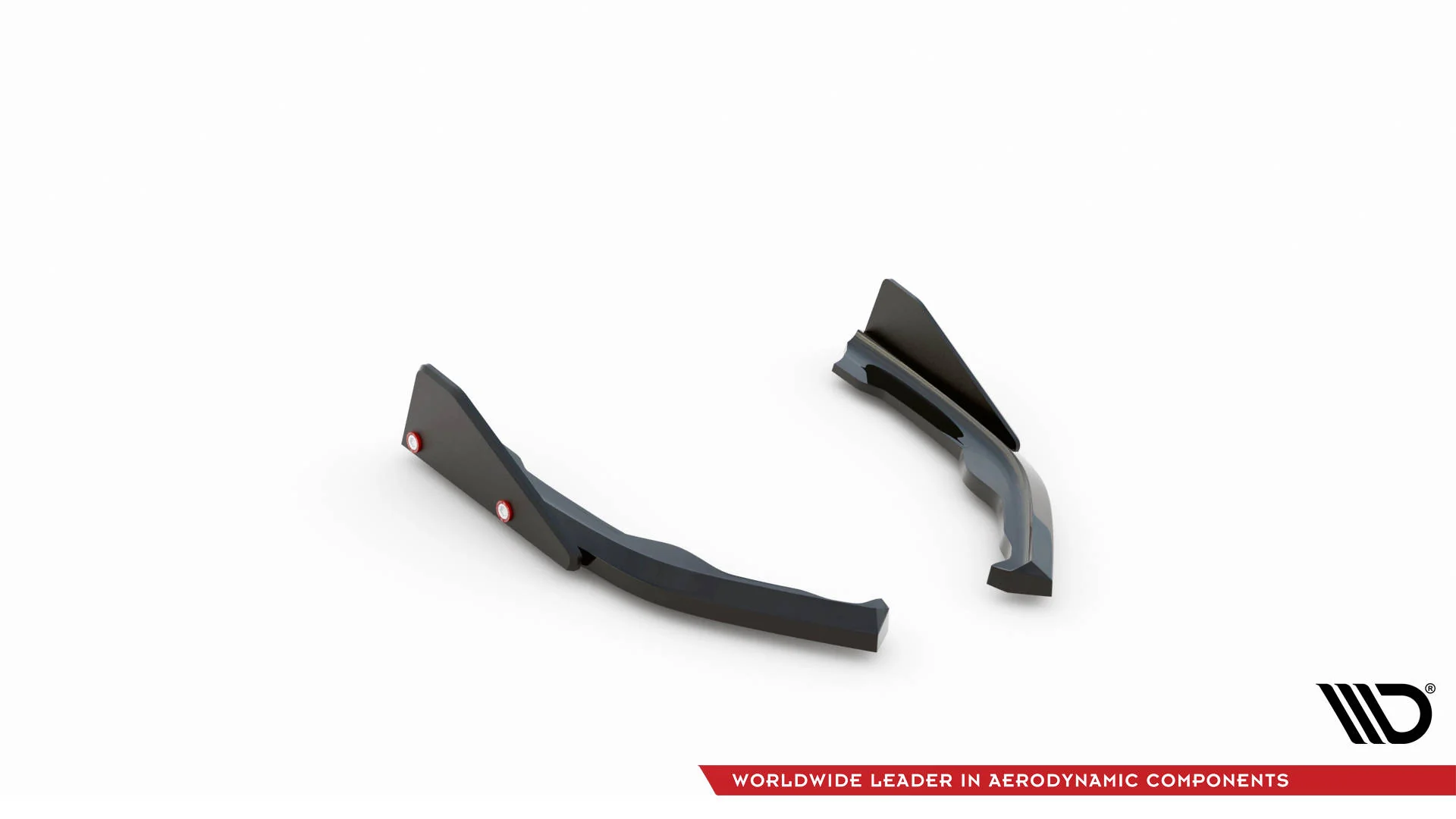 REAR SIDE SPLITTERS V.2 + FLAPS BMW 2 COUPE M-PACK G42 - Image 5