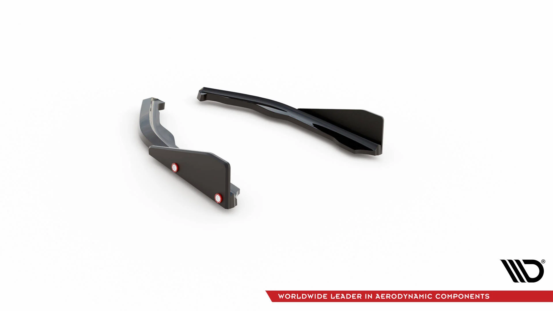REAR SIDE SPLITTERS V.2 + FLAPS BMW 2 COUPE M240I G42 - Image 4