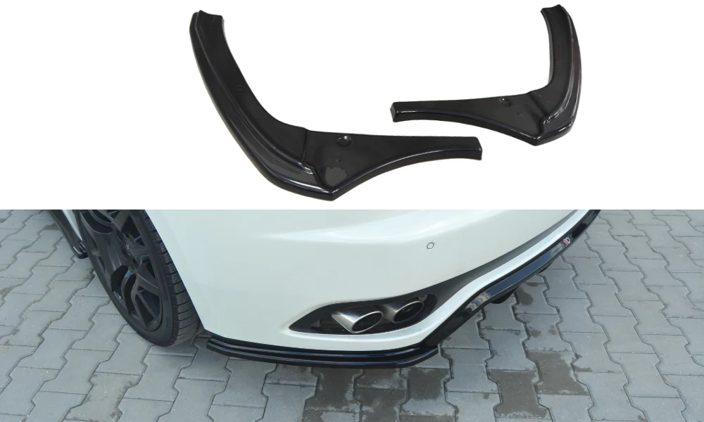 REAR SIDE SPLITTERS V.2 MASERATI GRANTURISMO (set for Maxton valance)