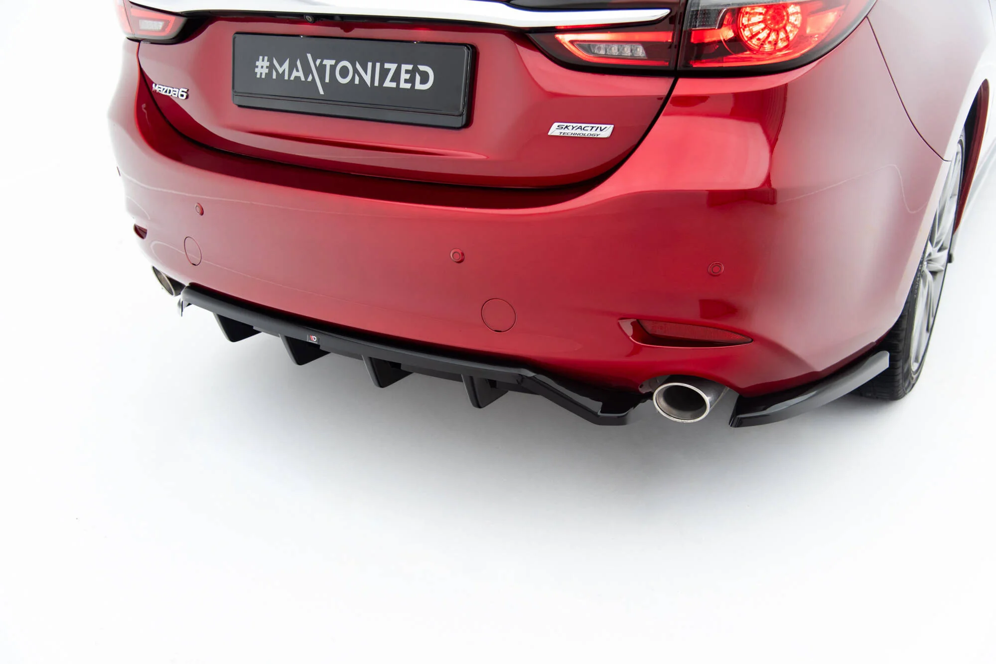 Rear Side Splitters Mazda 6 Sedan Mk3 Facelift - Image 3