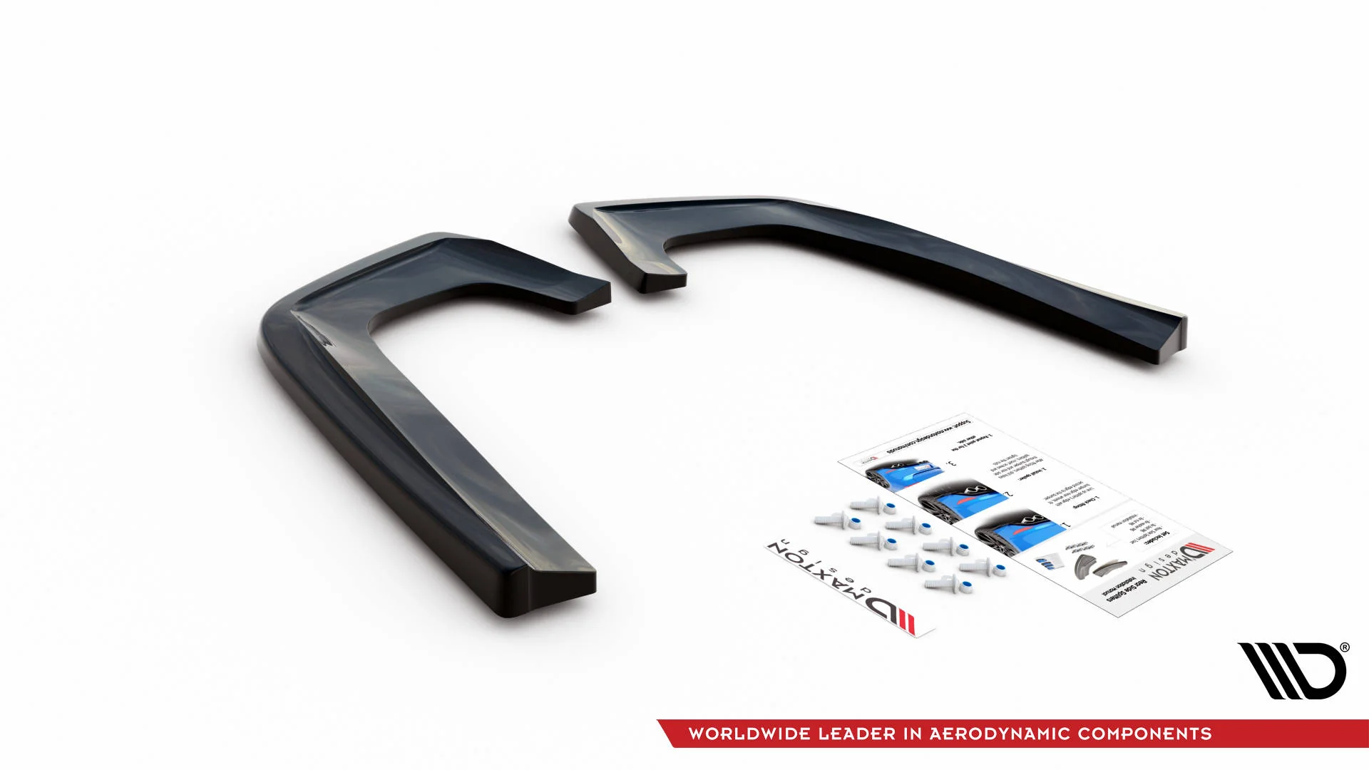 REAR SIDE SPLITTERS V.2 MERCEDES-BENZ GLE COUPE 63AMG C292 - Image 6
