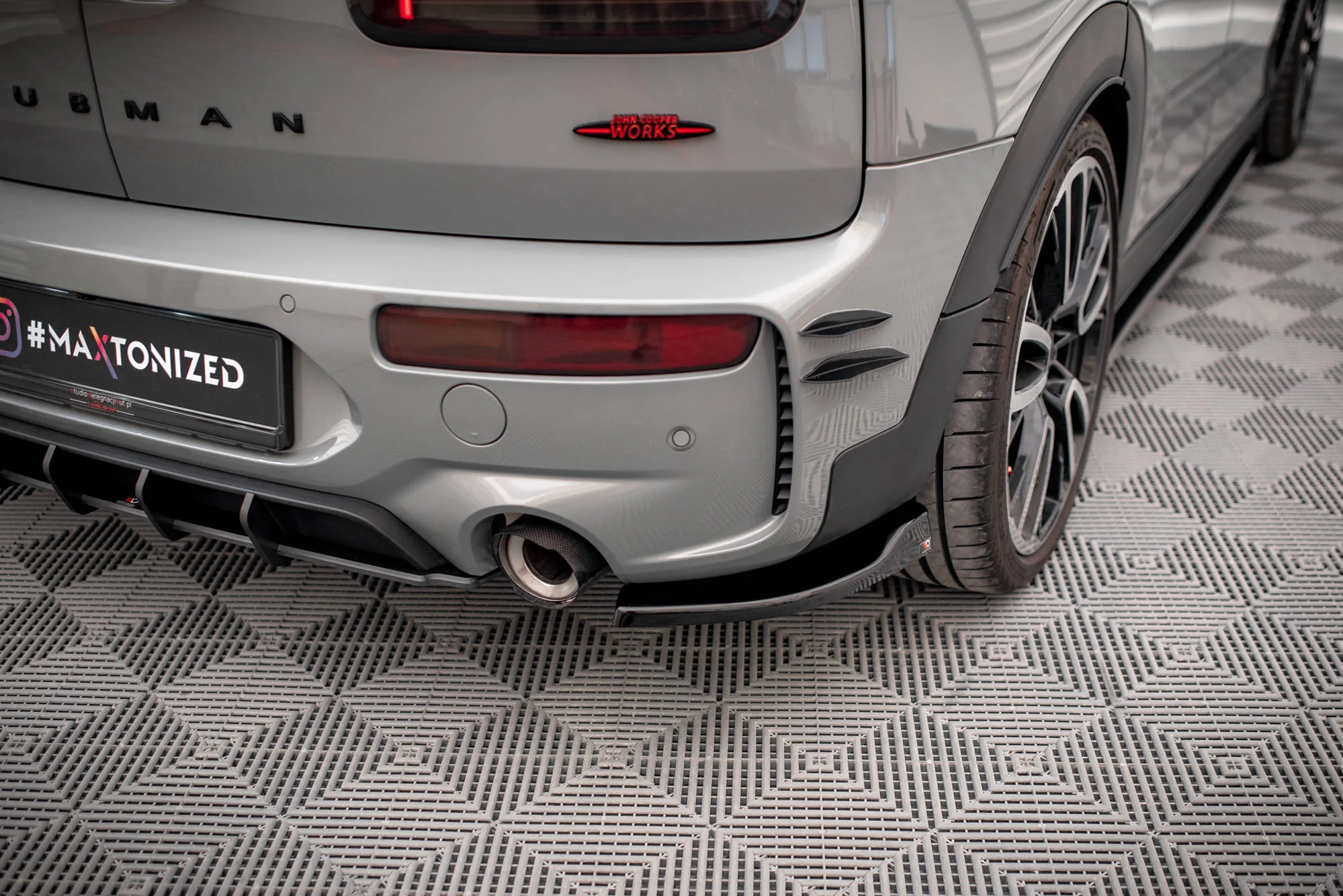 REAR SIDE SPLITTERS V.2 MINI COOPER CLUBMAN JOHN COOPER WORKS F54