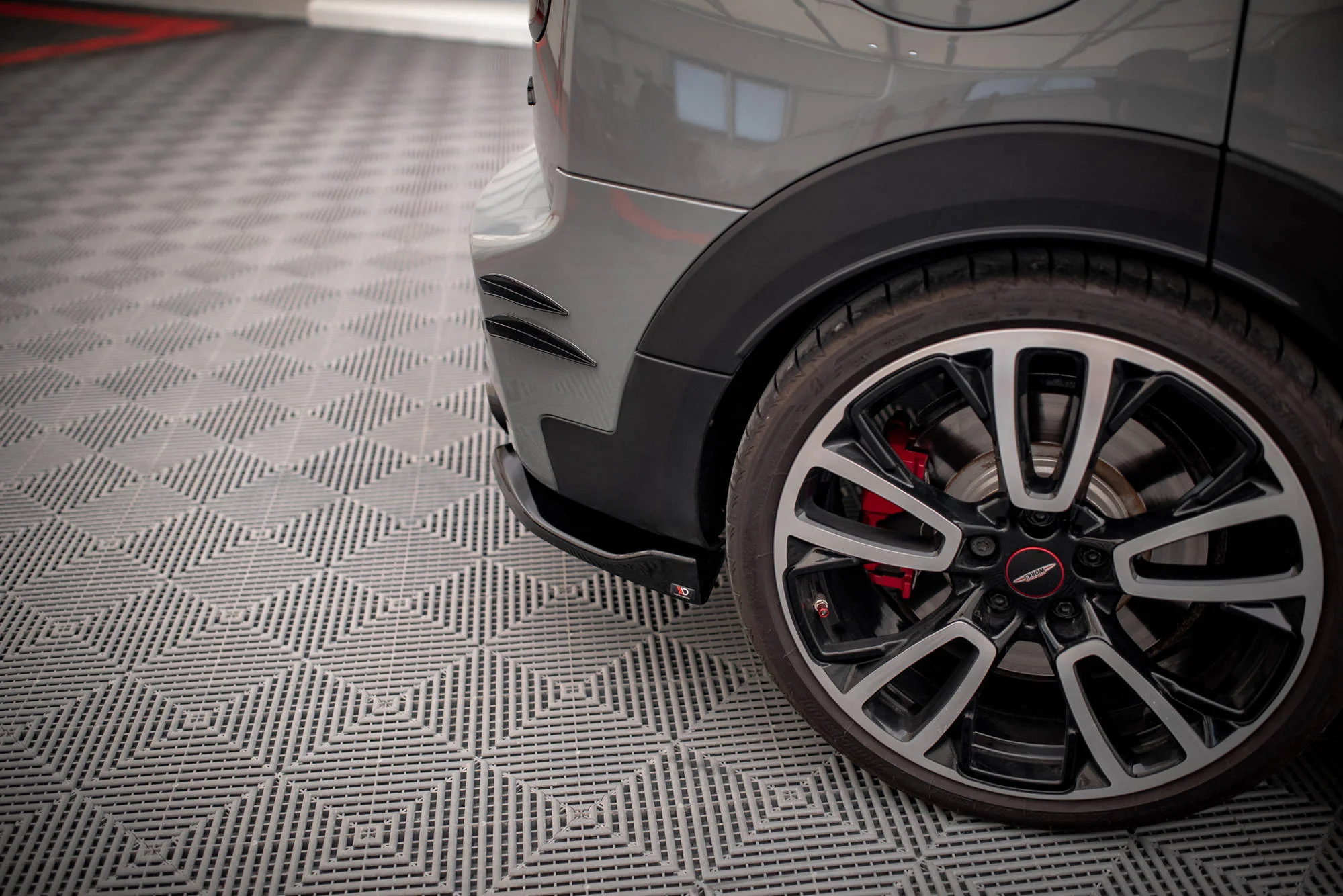 REAR SIDE SPLITTERS V.2 MINI COOPER CLUBMAN JOHN COOPER WORKS F54 - Image 2
