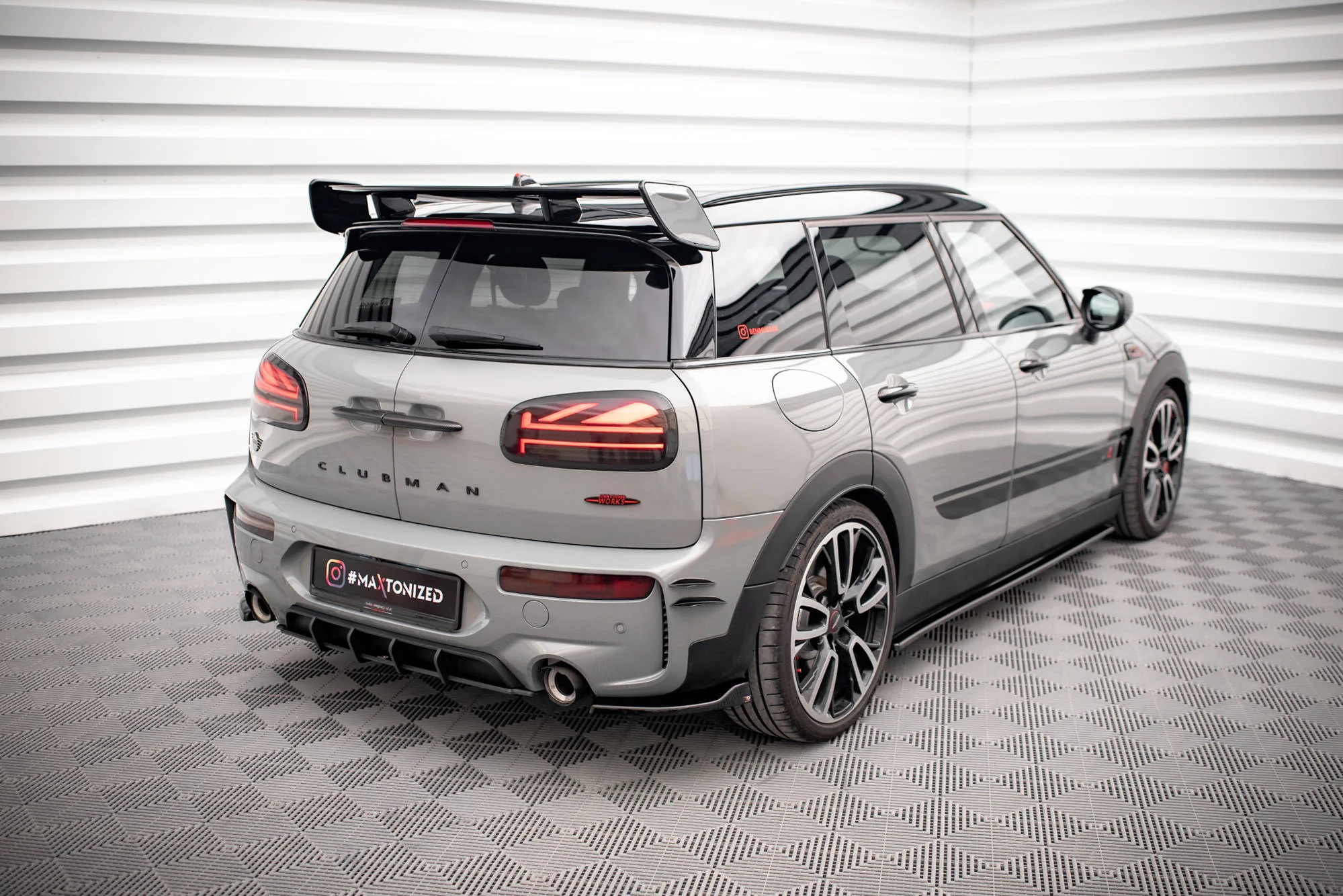 REAR SIDE SPLITTERS V.2 MINI COOPER CLUBMAN JOHN COOPER WORKS F54 - Image 3