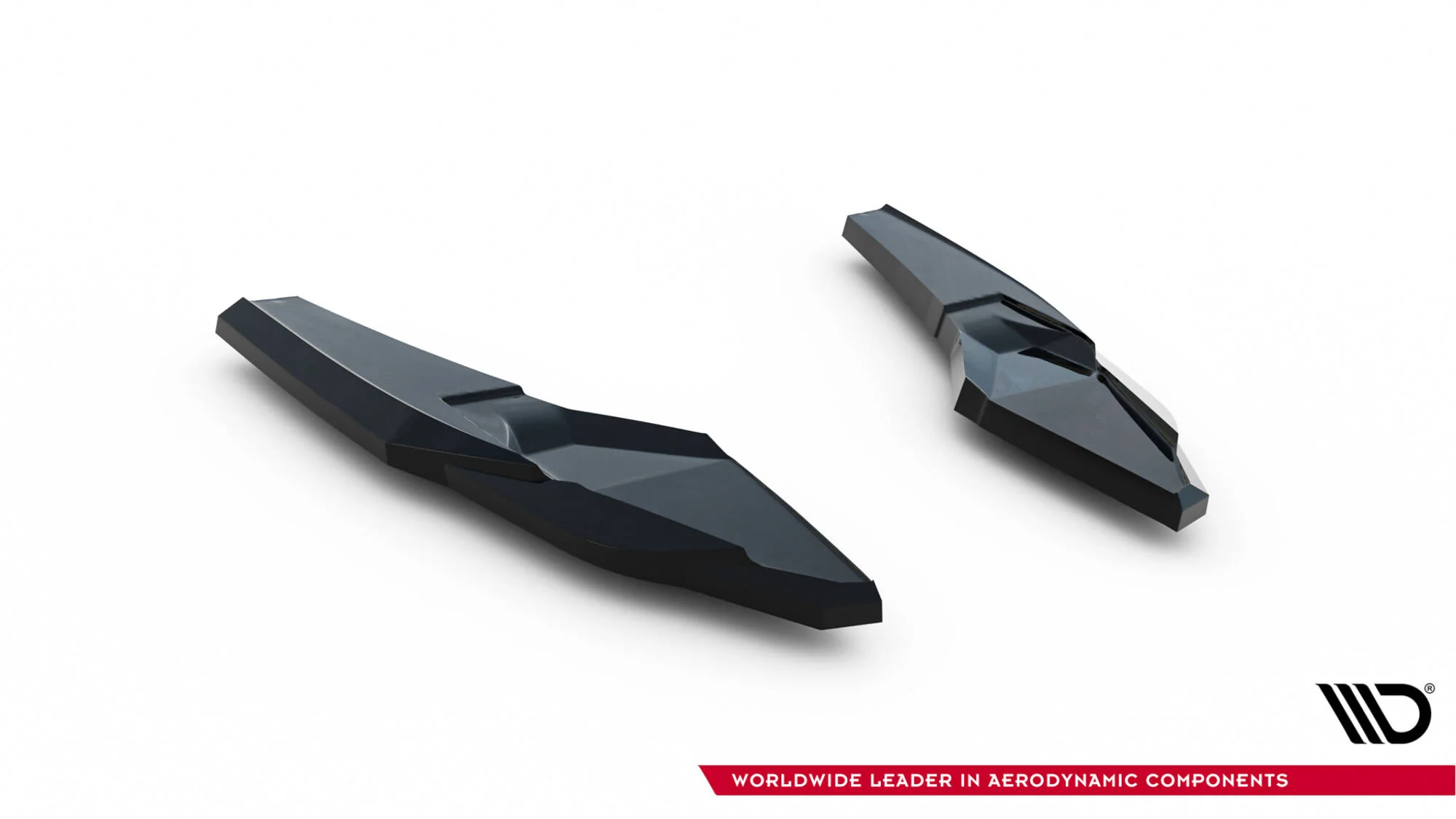 Rear Side Splitters V.3 Audi S3 Sedan 8Y Facelift (set for Maxton valance) - Image 4