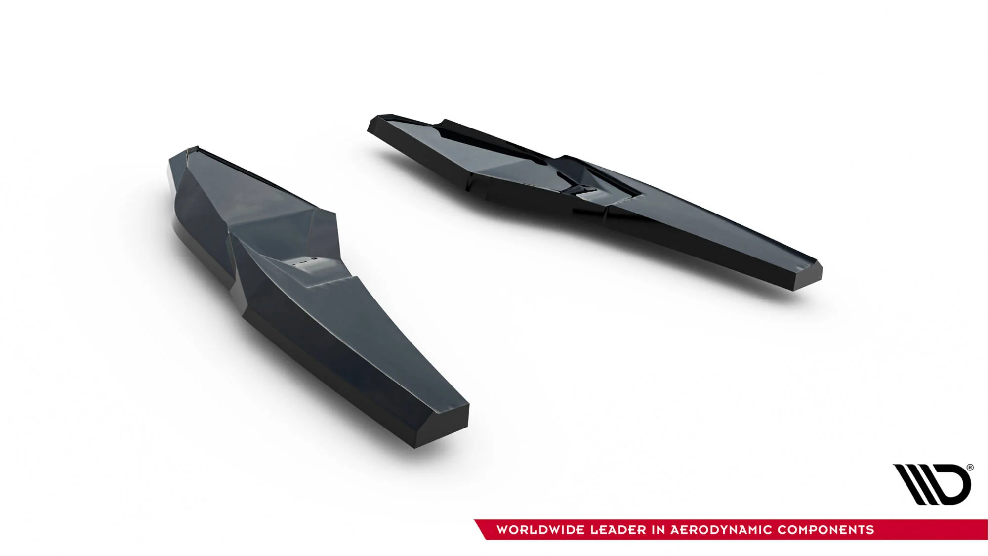Rear Side Splitters V.3 Audi S3 Sedan 8Y Facelift (set for Maxton valance) - Image 5