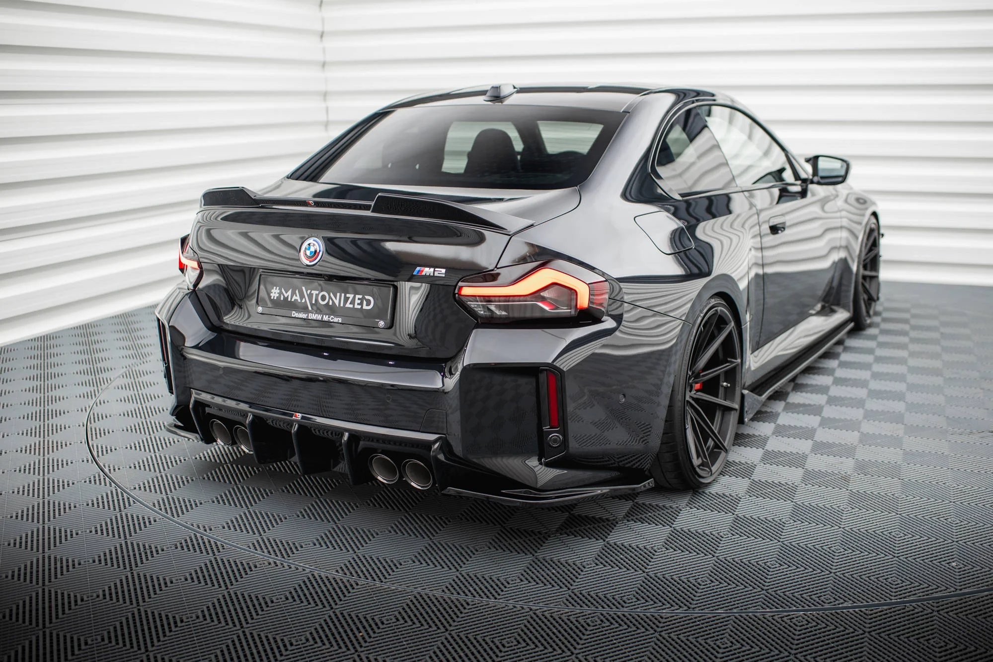 REAR SIDE SPLITTERS V.3 BMW M2 G87 (set for Maxton valance V.1) - Image 2