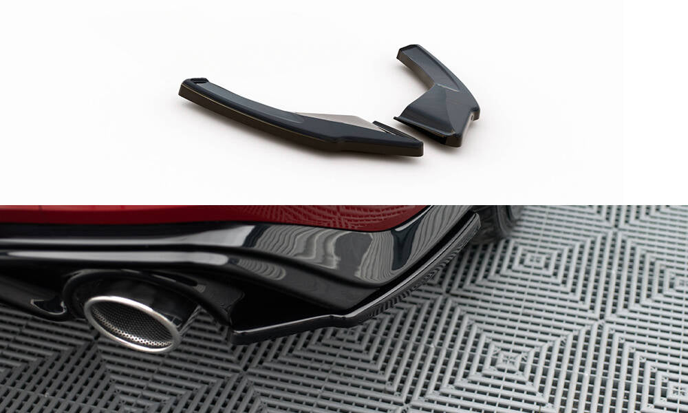 REAR SIDE SPLITTERS V.3 VOLKSWAGEN GOLF GTI MK8 (set for Maxton valance V.2)