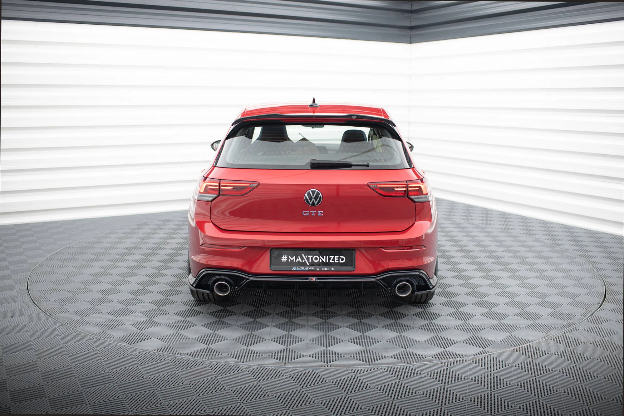 REAR SIDE SPLITTERS V.3 VOLKSWAGEN GOLF GTI MK8 (set for Maxton valance V.2) - Image 5