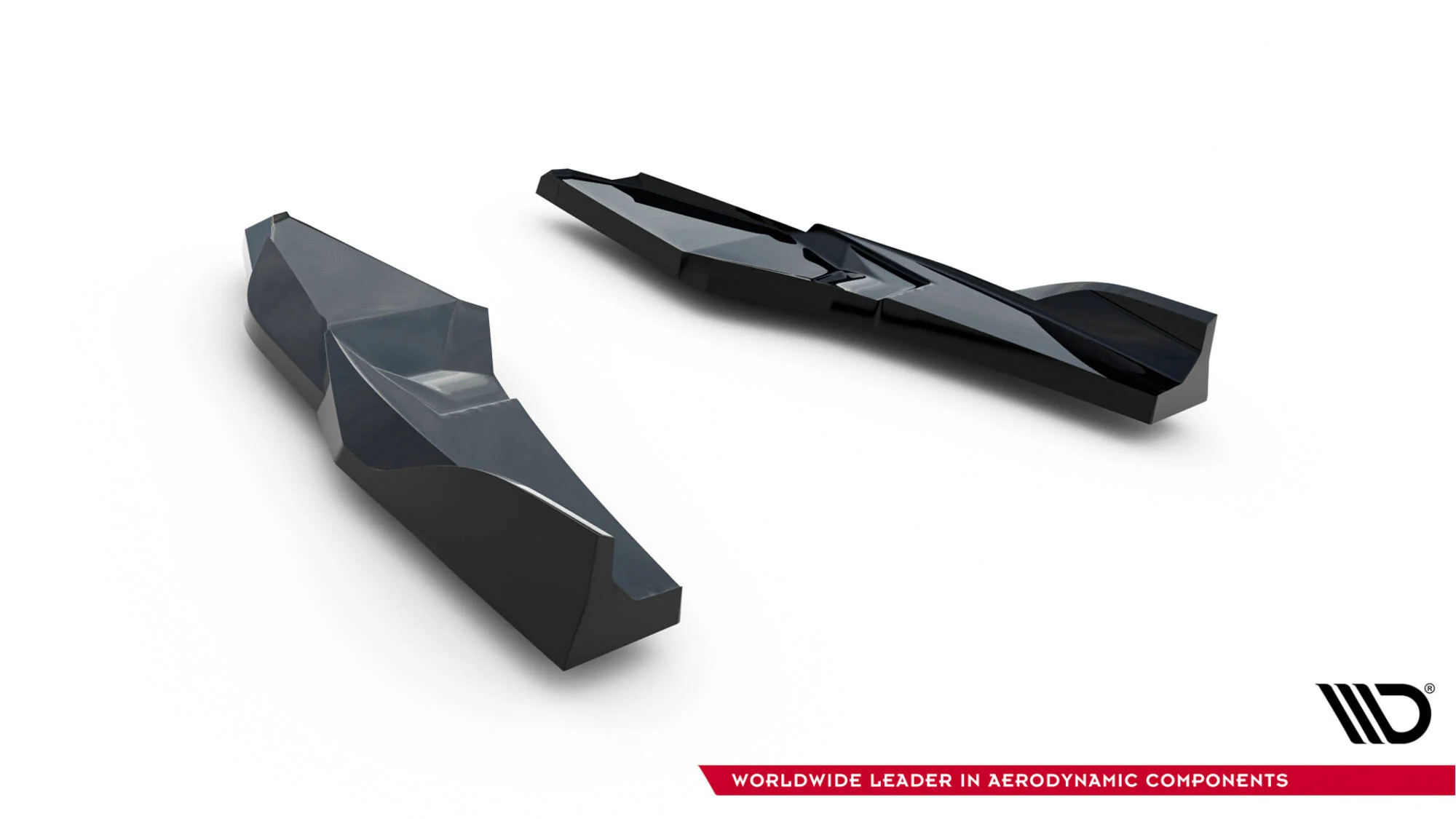 Rear Side Splitters V.4 Audi S3 Sedan 8Y Facelift (set for Maxton valance) - Image 7