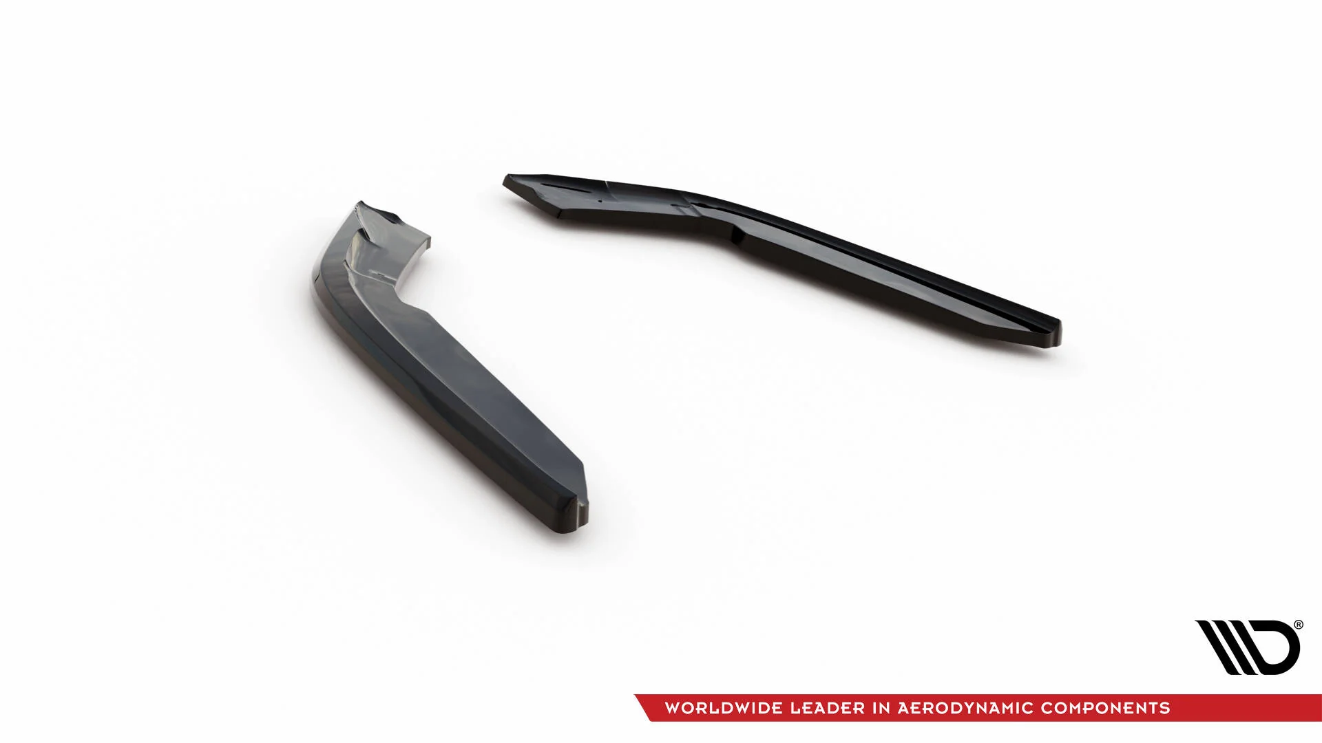 REAR SIDE SPLITTERS V.4 BMW 4 COUPE M-PACK F32 (set for Maxton valance) - Image 5