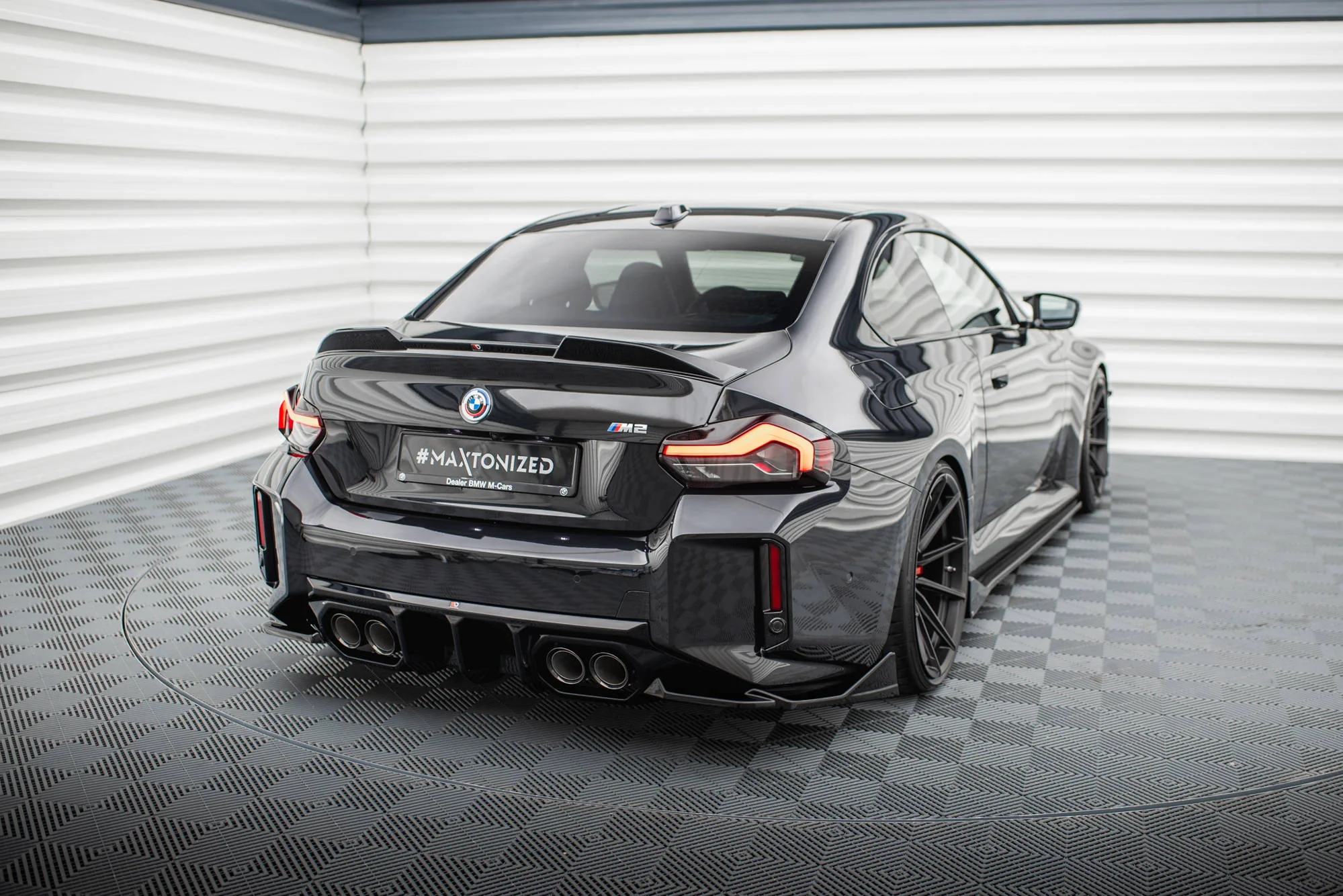 Rear Side Splitters V.6 BMW M2 G87 (set for Maxton valance v.2) - Image 2