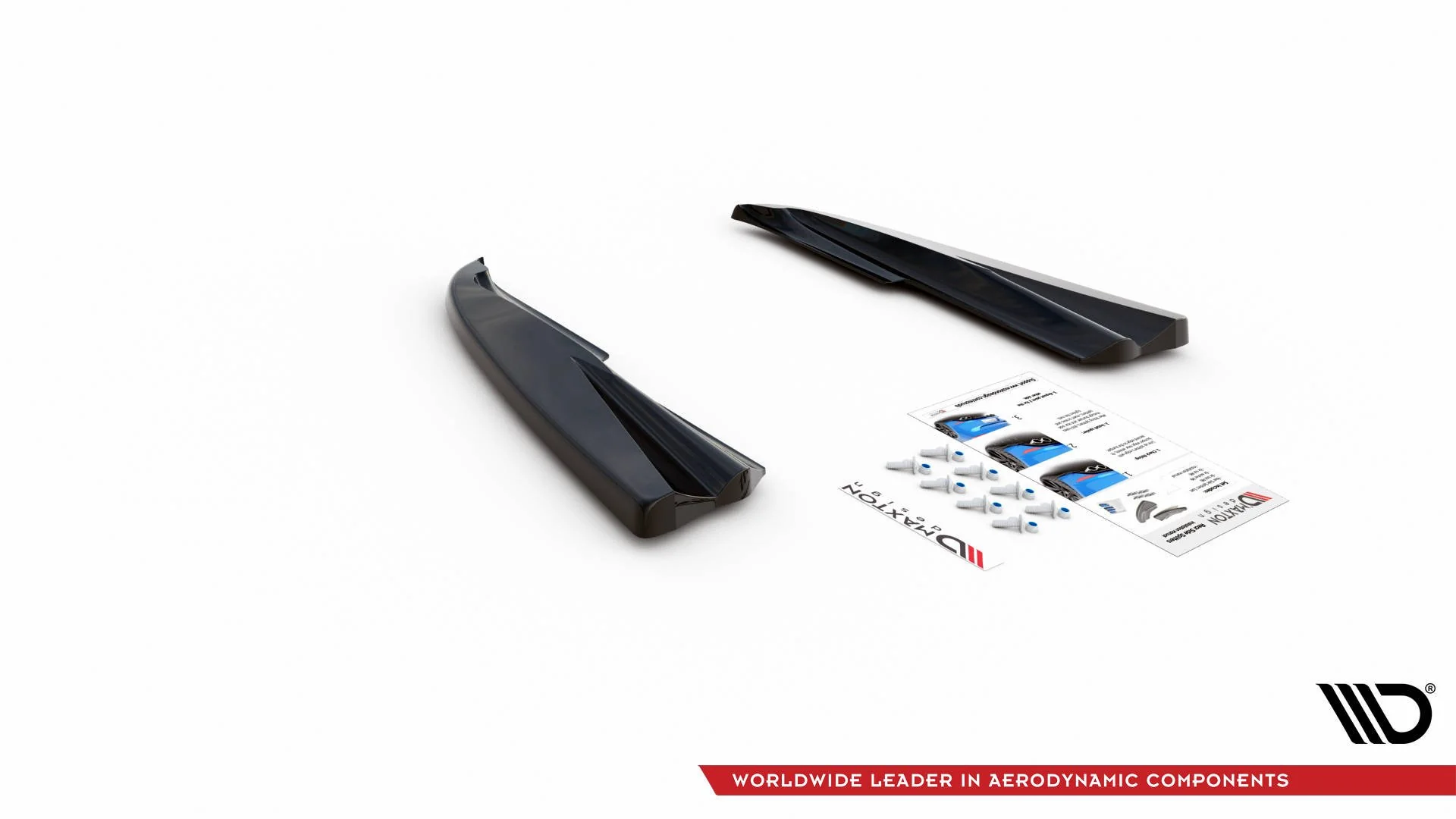 REAR SIDE SPLITTERS VOLVO S60 R-DESIGN MK2 FACELIFT - Image 4