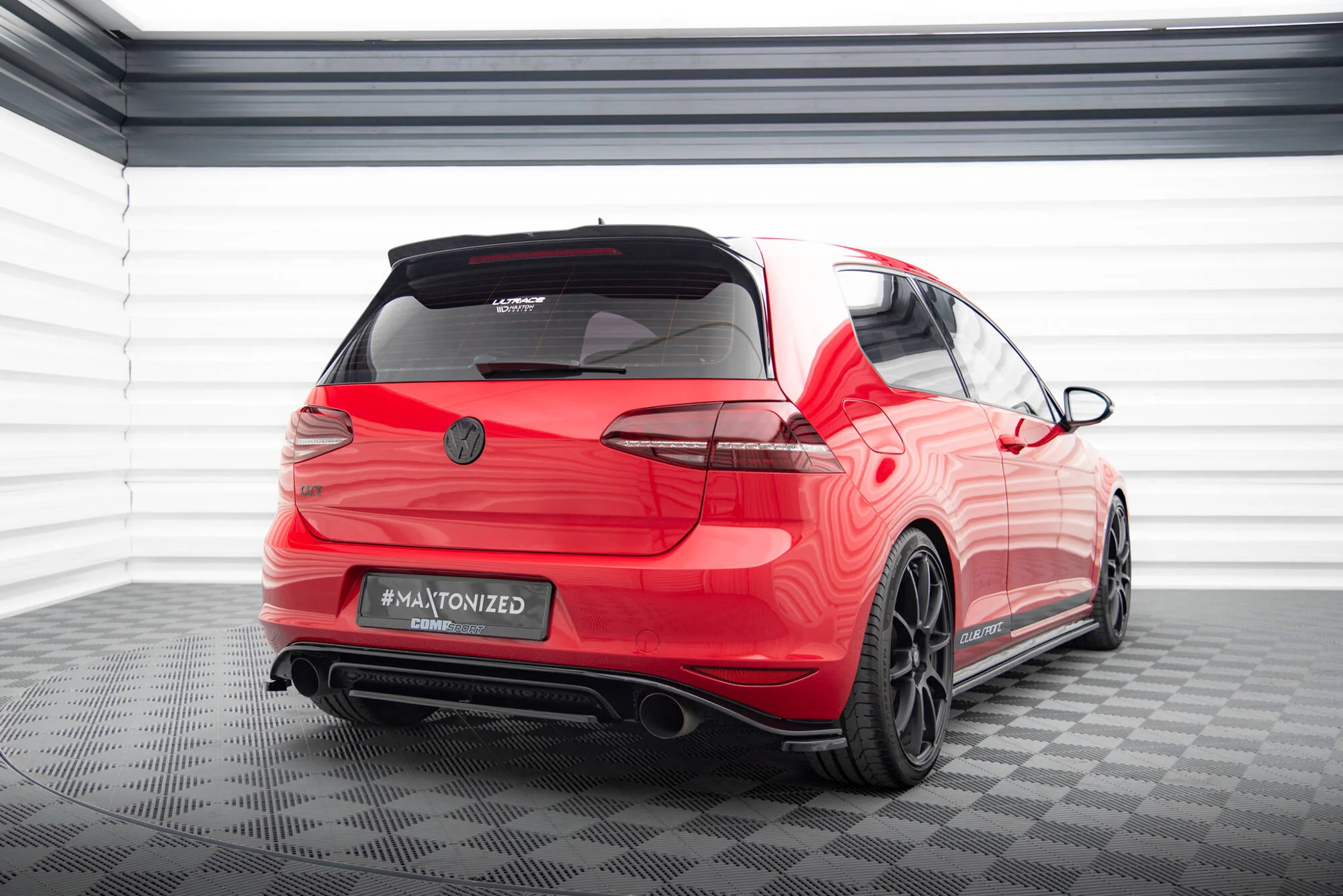REAR SIDE SPLITTERS VW GOLF MK7 GTI CLUBSPORT - Image 2
